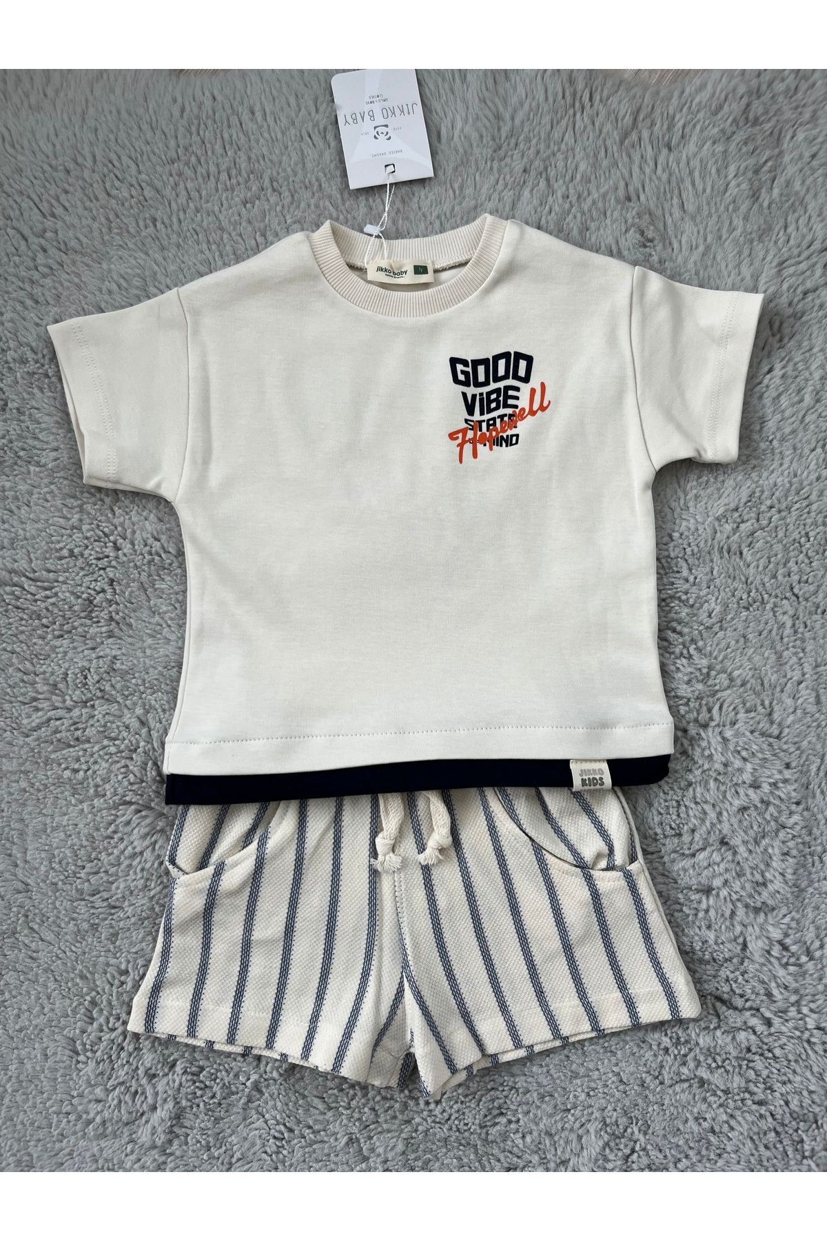 Jikko Baby JİKKO BABY Sırt Baskılı Erkek Çocuk Takım