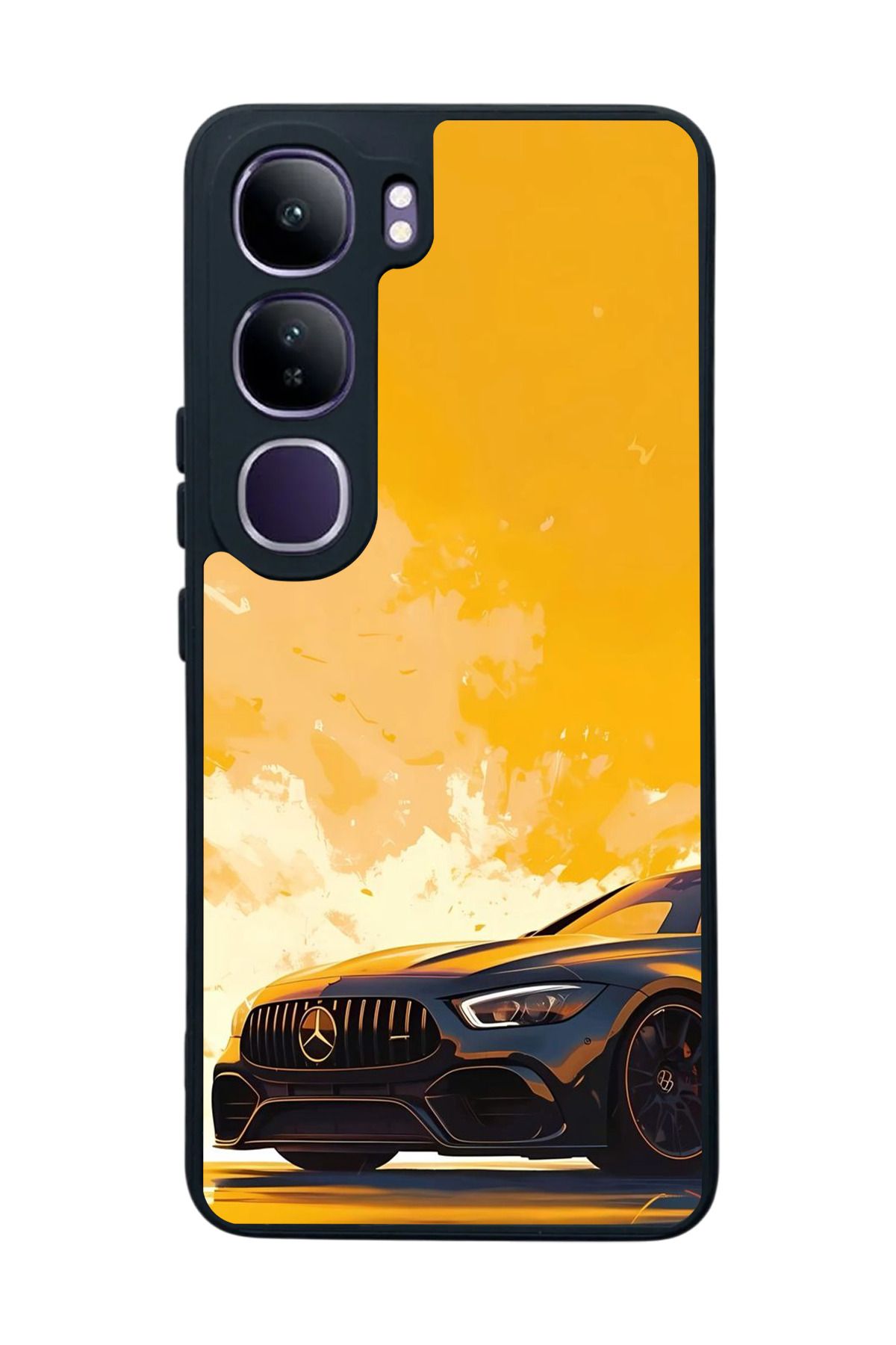 BGAKSESUAR Vivo V40 Lite Uyumlu Mat Siyah Kılıf – Yumuşak Silikon, Koruyucu, Şok Emici Kapak