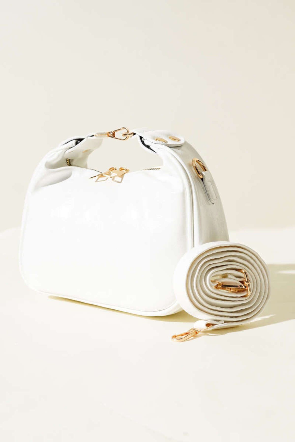 Tugchic Bags Kanca Askılı Çanta Beyaz