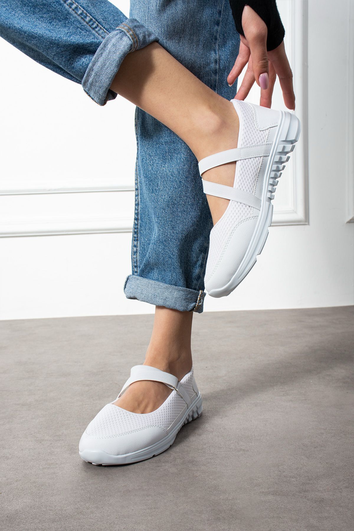 zaınexpress Kadın Siyah Ortopedik Sneaker