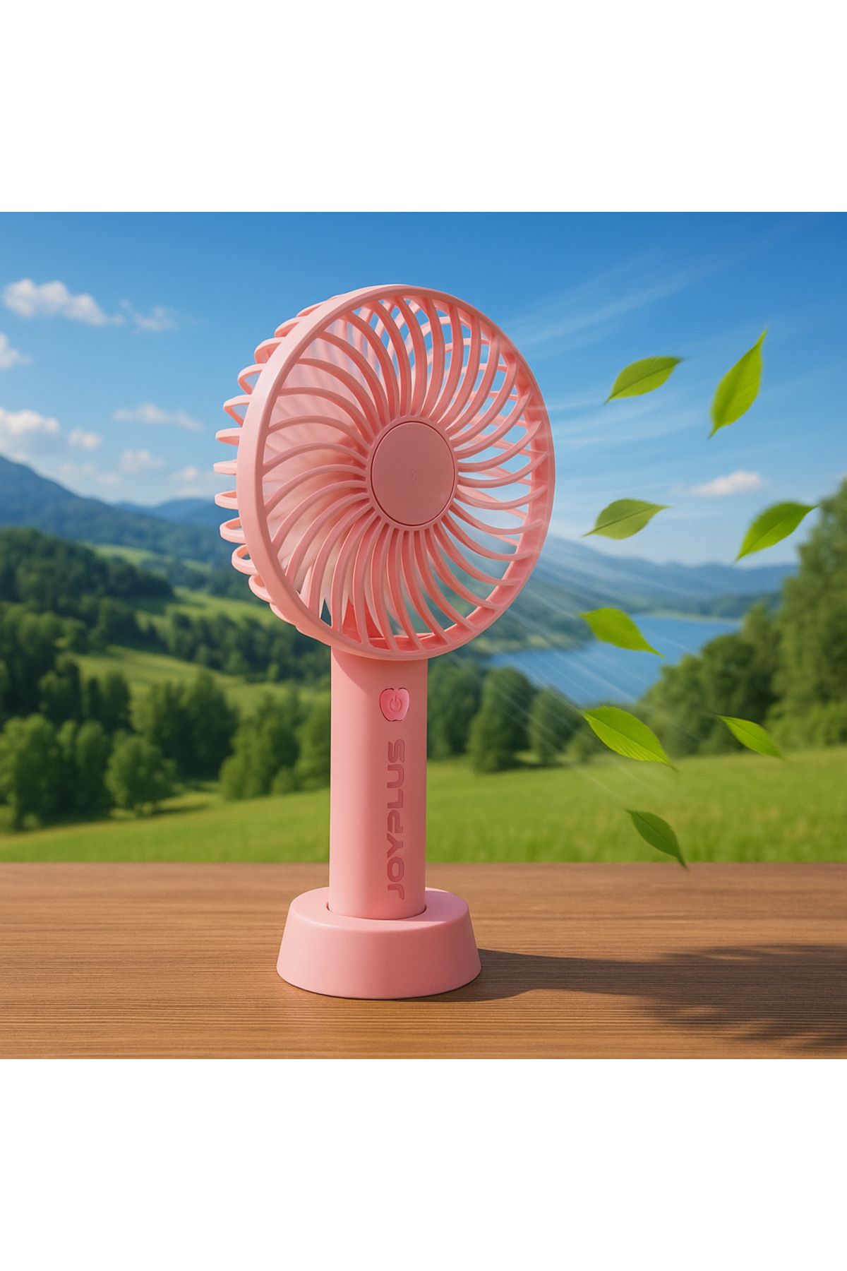 joyplus Taşınabilir 3 kademeli şarjlı minifan