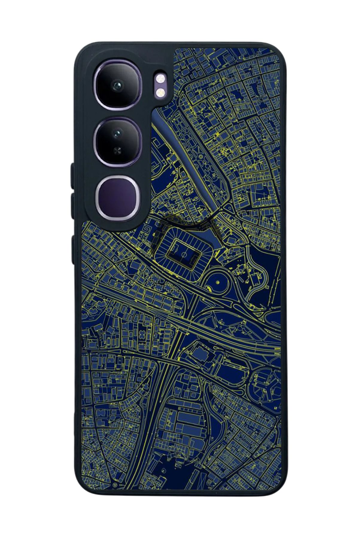 BGAKSESUAR Vivo V40 Lite Uyumlu Mat Siyah Kılıf – Yumuşak Silikon, Koruyucu, Şok Emici Kapak
