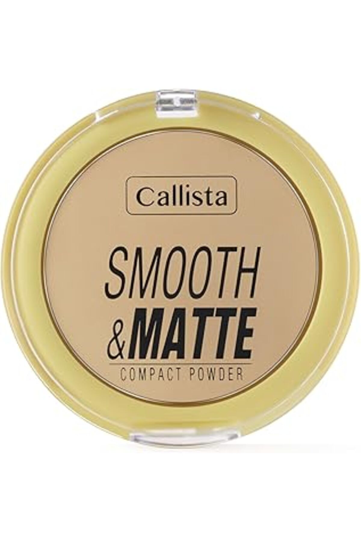 Mu Art Ahşap Callista Smooth Matte Compact Powder Mat Görünümlü Pudra 10 Naturel Bej