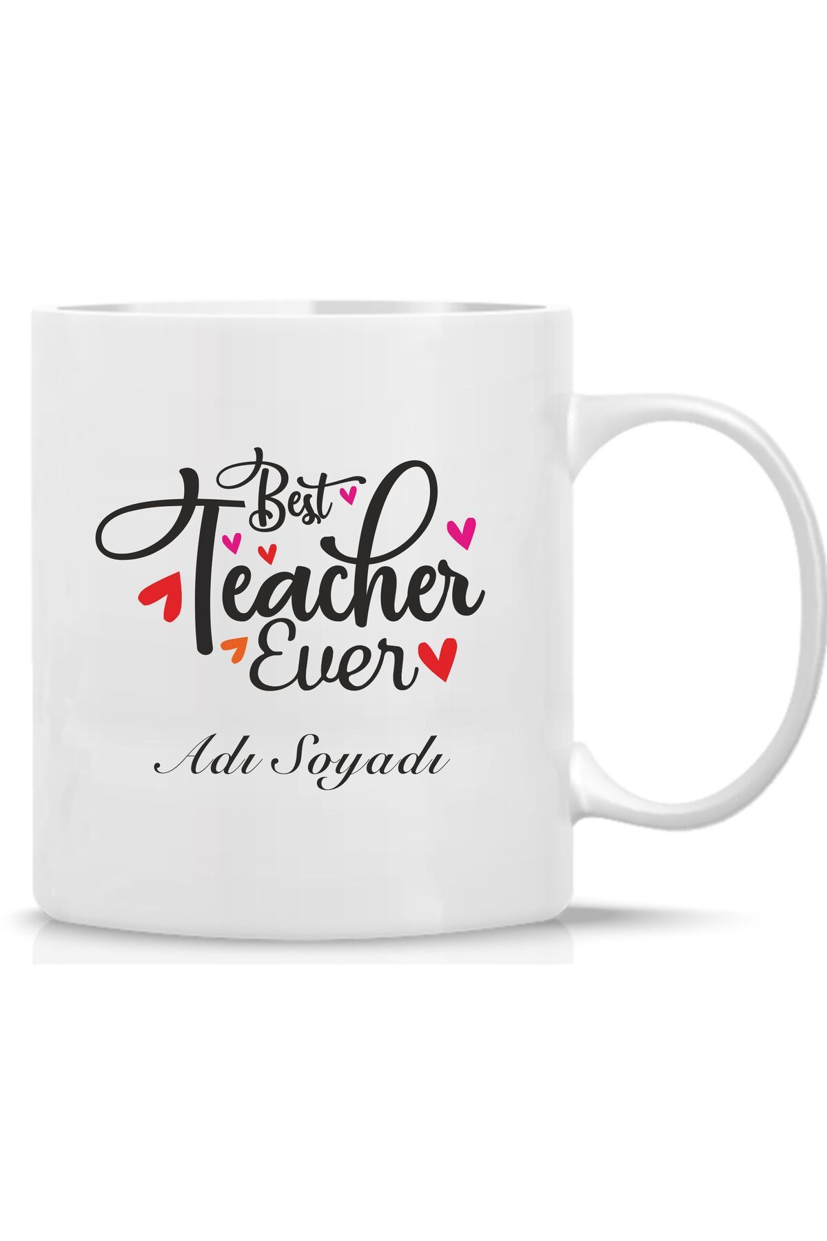 Kreax Best Teacher Kişiye Özel Baskılı Kupa Bardak