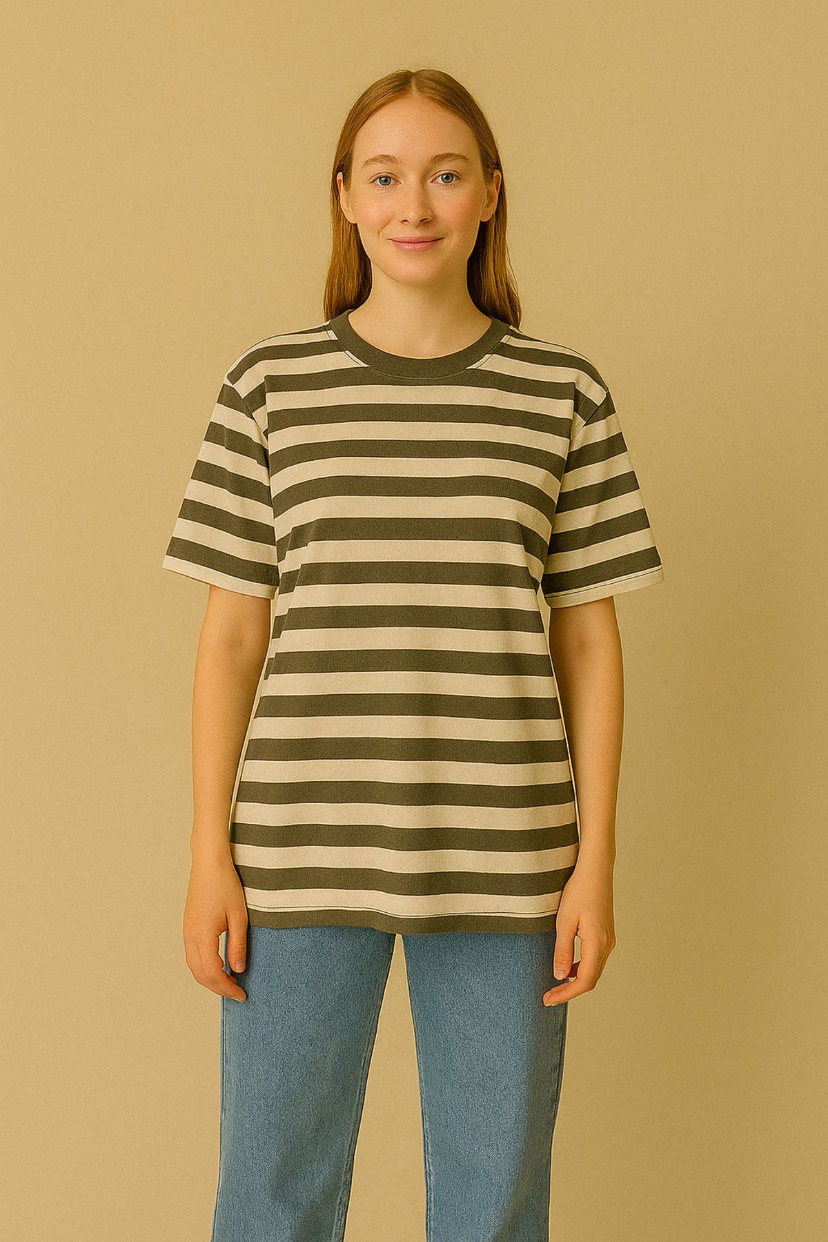 pnr Standart Beden oversize 36-46- Pamuklu T Shirt