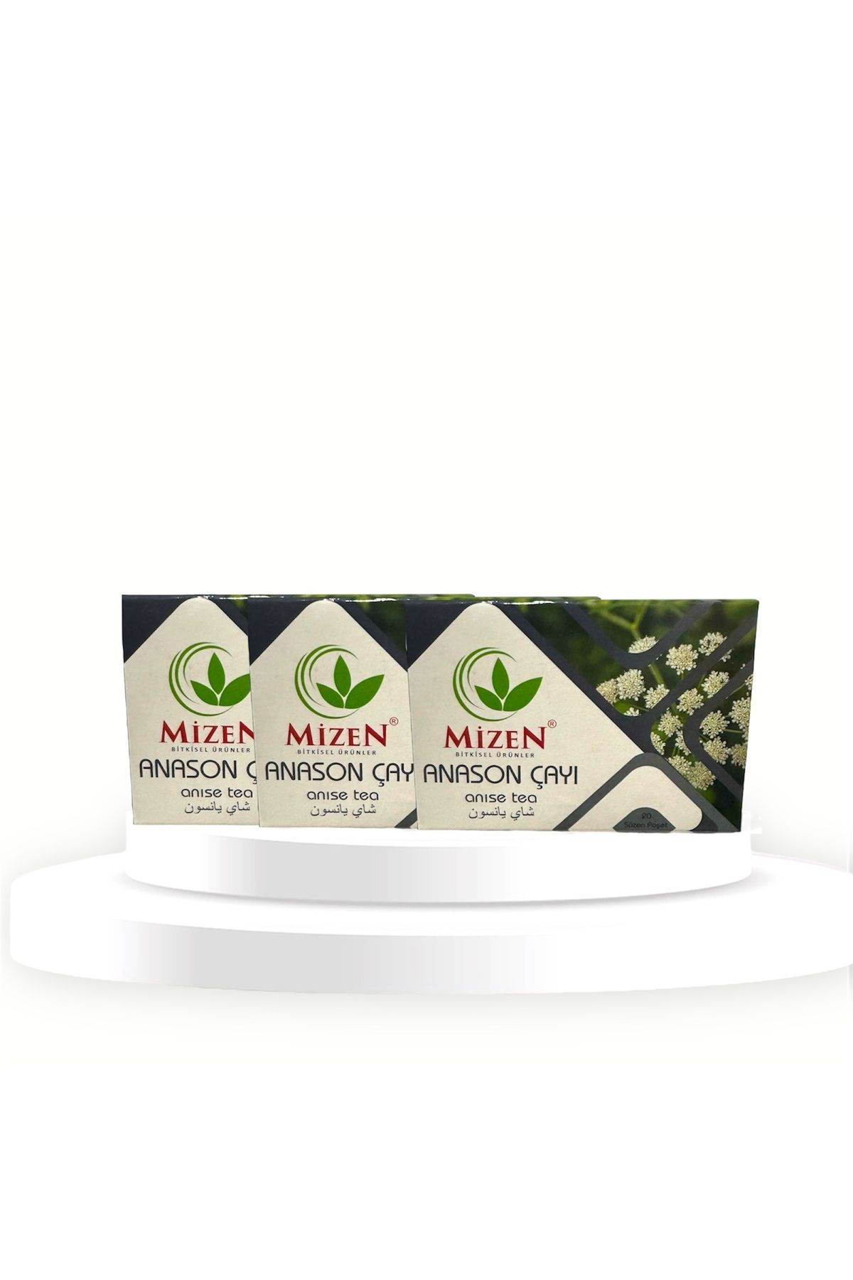 mizen Anason 20li çay süzen poşet 3 adet