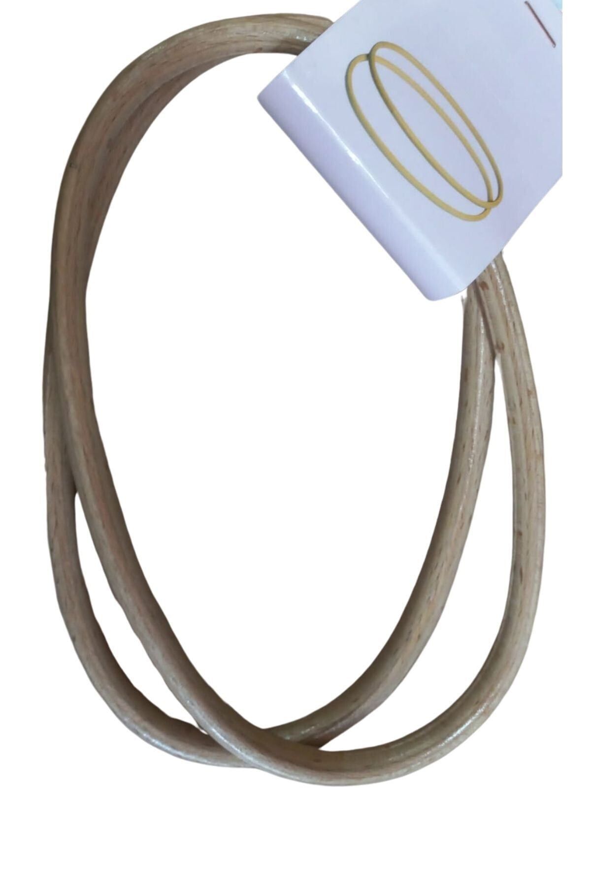 Modafiks Tahta Çanta Sapı 17 cm Oval