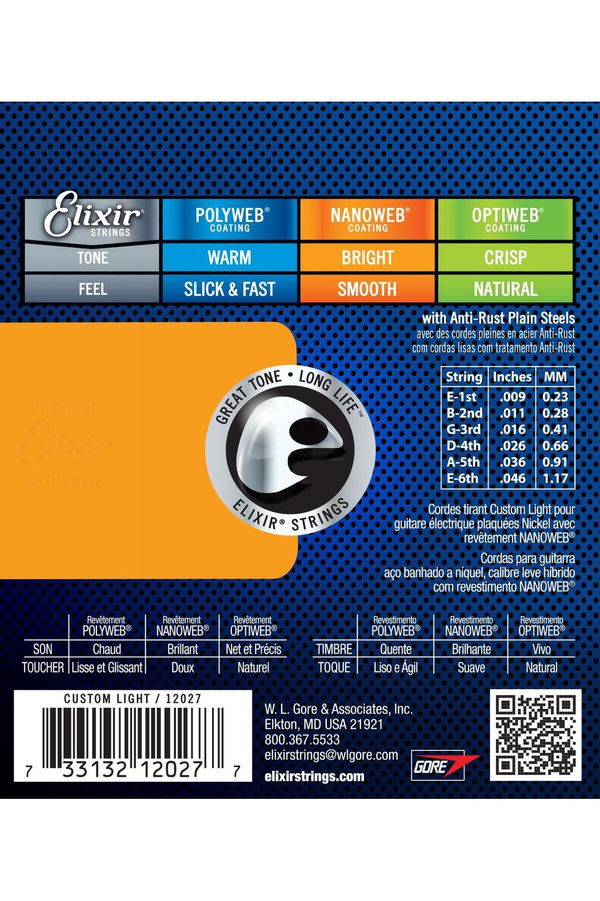 Elixir-Corzi Chitara Electrica Elixir Nanoweb Custom Light 2