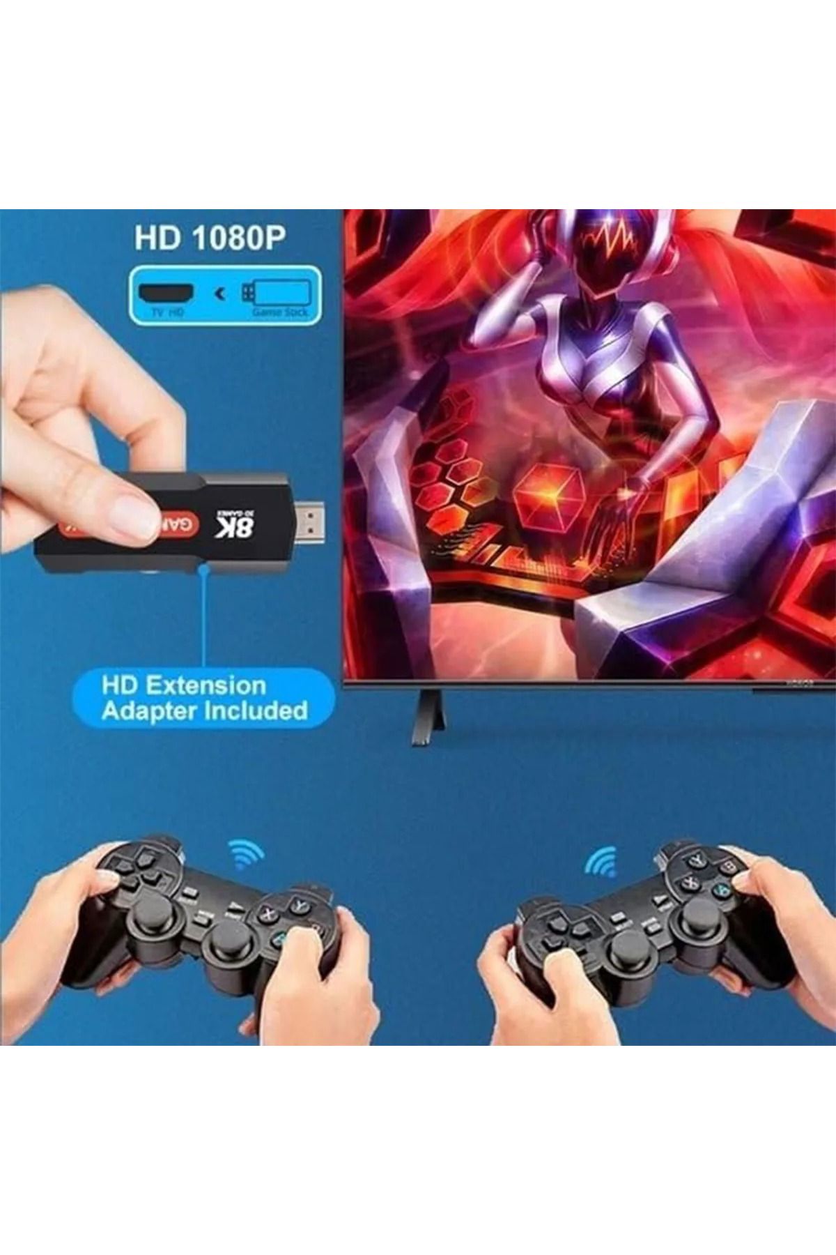 Game-العاب الطيبين المطور-محول الشاشة العادية الى شاشة سمارت+30000 لعبة+يد بلستيشن + منصات مثل يوتيوب 4