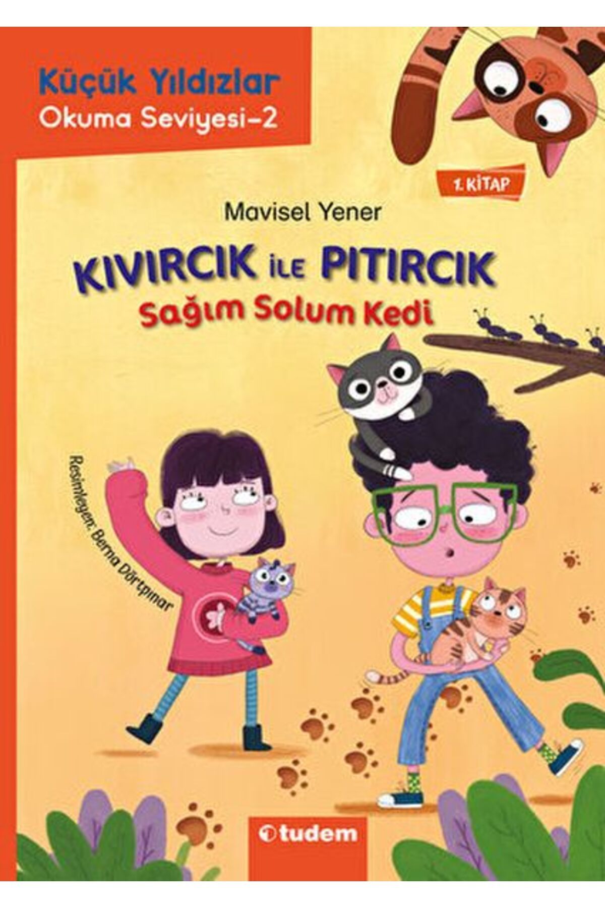 Tudem Yayınları Kıvırcık ile Pıtırcık - Sağım Solum Kedi
