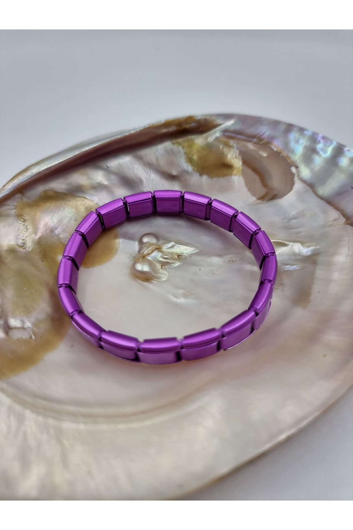 MZAtelier Fuşya İtalyan Charm Bileklik