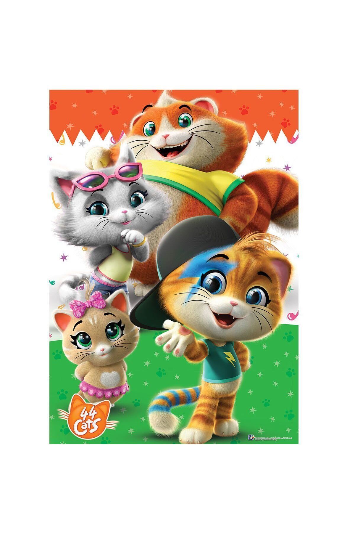Ks Puzzle CAT 709 44 Kedi Puzzle 50 Parça - Ks Puzzle