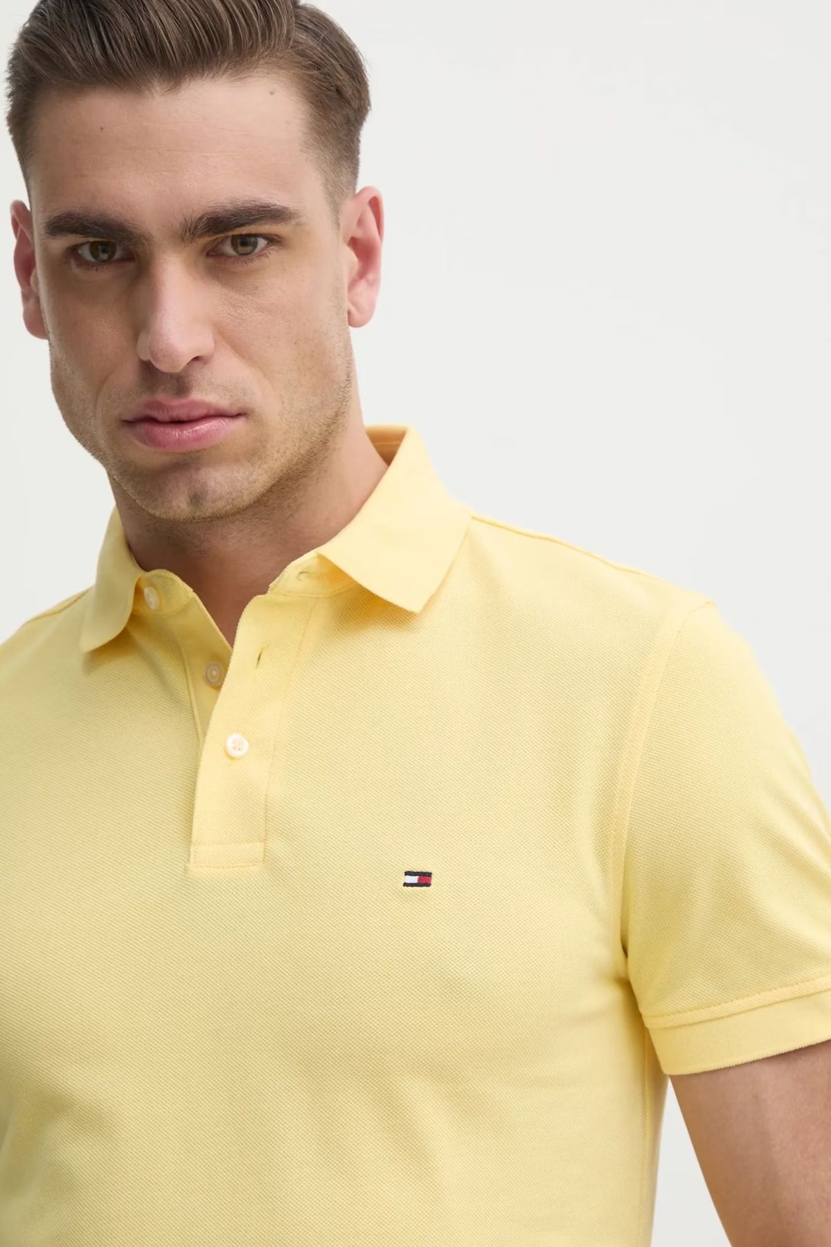 Tommy Hilfiger Sport ""Tommy Hilfiger Organik Pamuk Polo Erkek T-Shirt