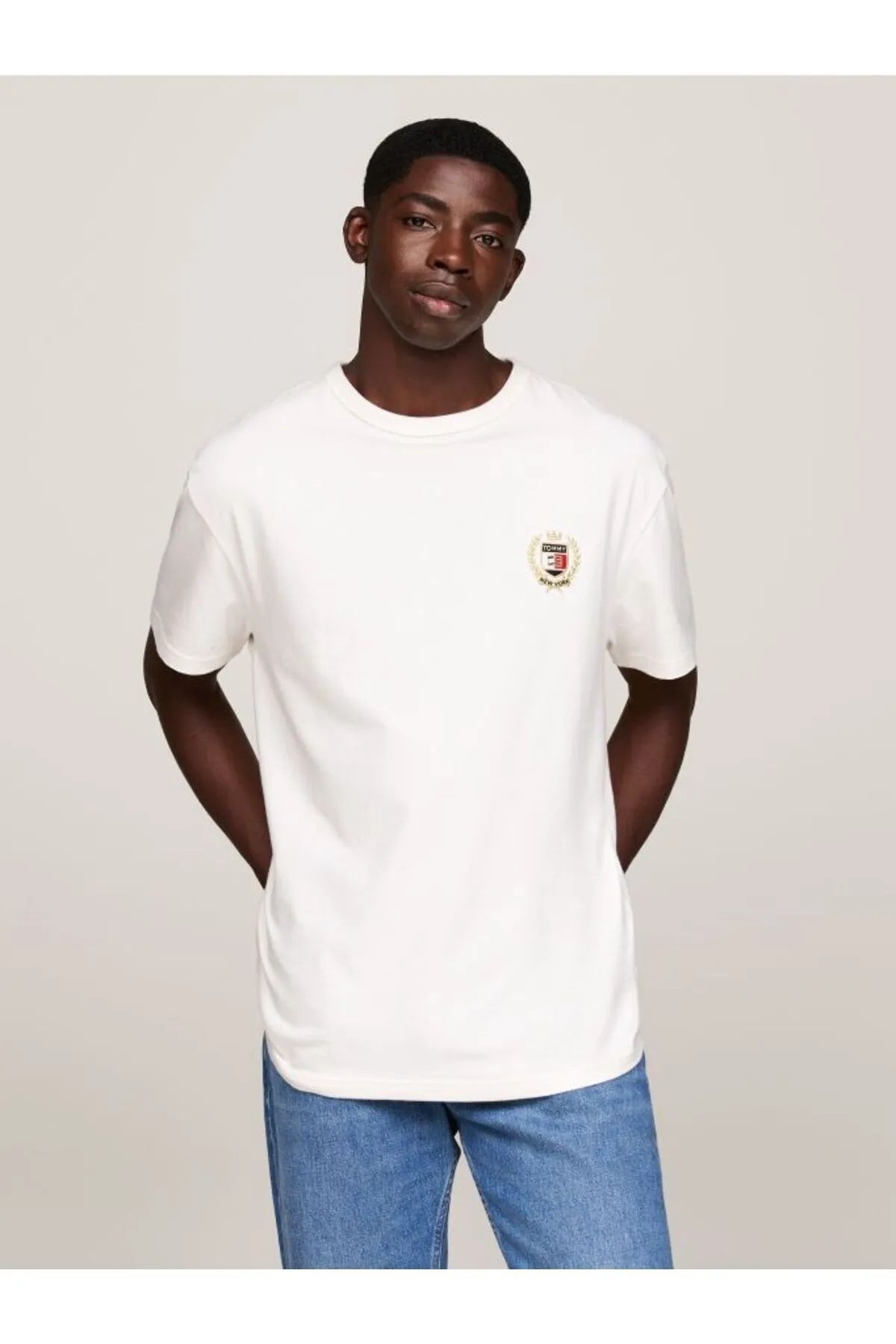 Tommy Hilfiger Sport ""Tommy Hilfiger Regular Fit Logo Nakışlı T-shirt Erkek