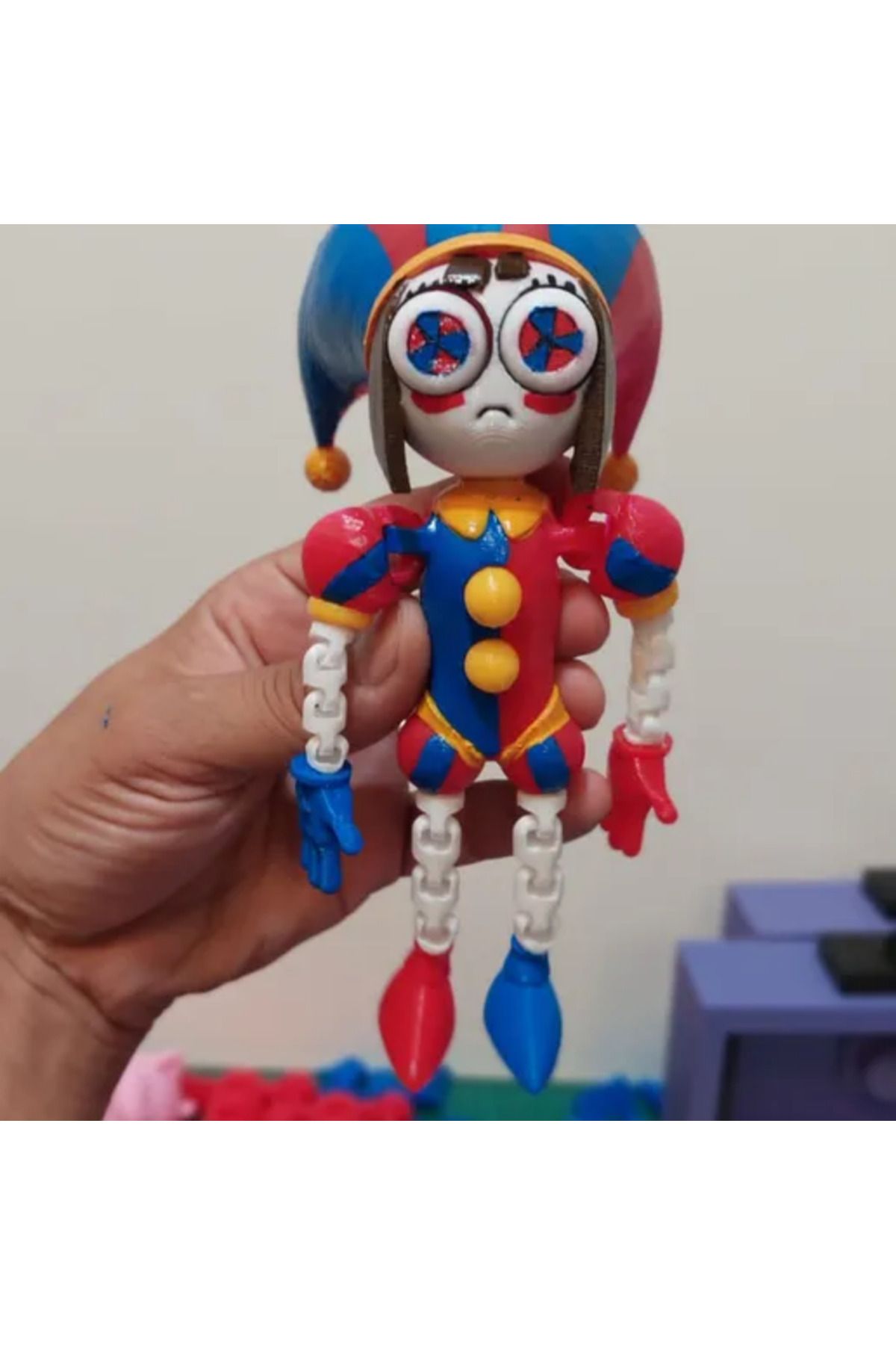 Modellio3D Pomni Hareketli Figür