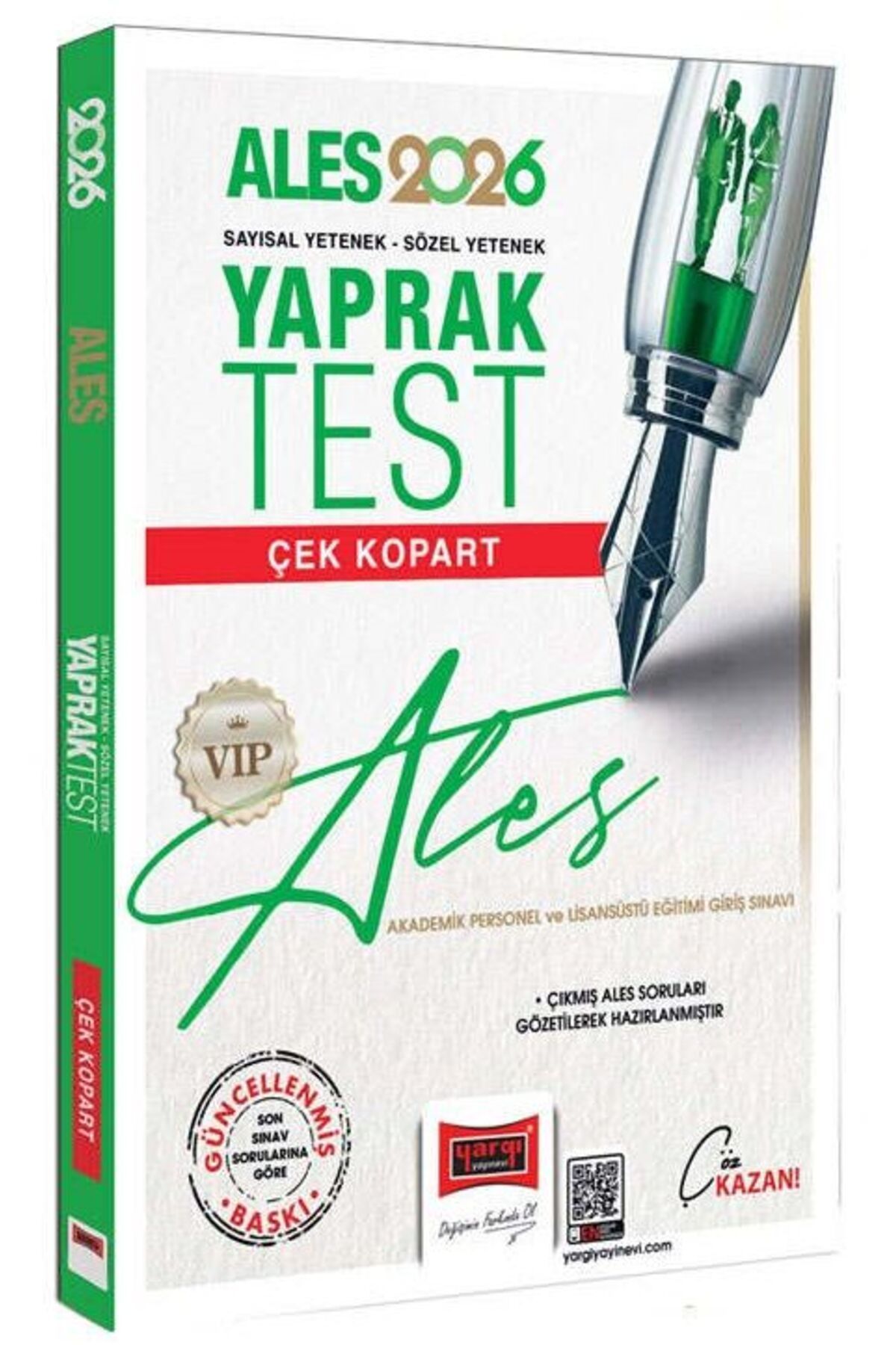 Yargı Yayınları Yargı 2026 ALES VIP Yaprak Test Yargı Yayınları