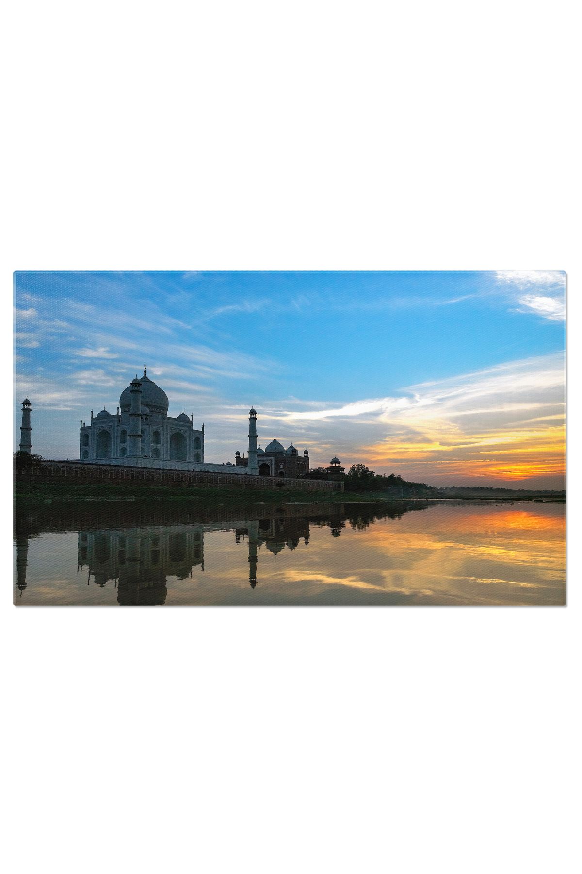 StoryGift Romania Tablou Canvas Taj Mahal In Agra, India, Unesco, Islamic, Dome, Mogul, Mughal 4430 - 40 x 25