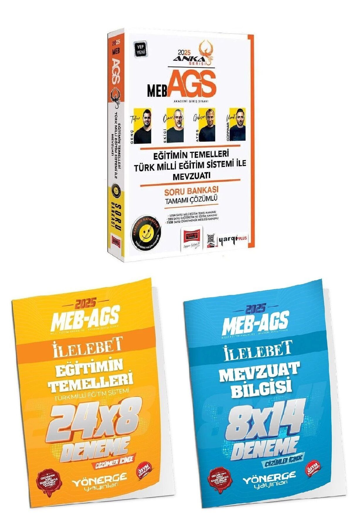 Yargı Yayınları Yargı + Yönerge 2025 MEB-AGS Eğitimin Temelleri ve Türk Milli Eğitim Sistemi ile Mevzuatı Soru Banka