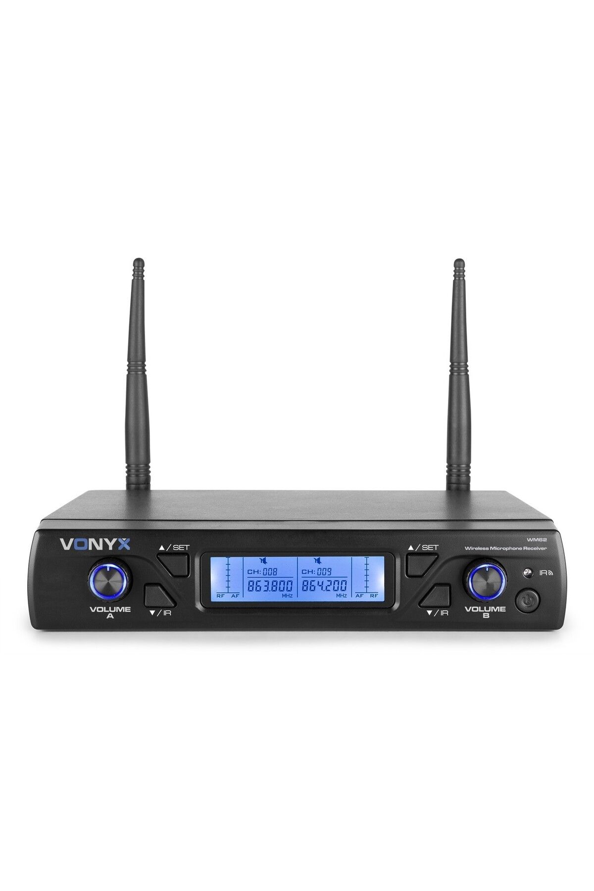 VONYX-Vonyx WM62B wireless headset and lavalier microphone set 3