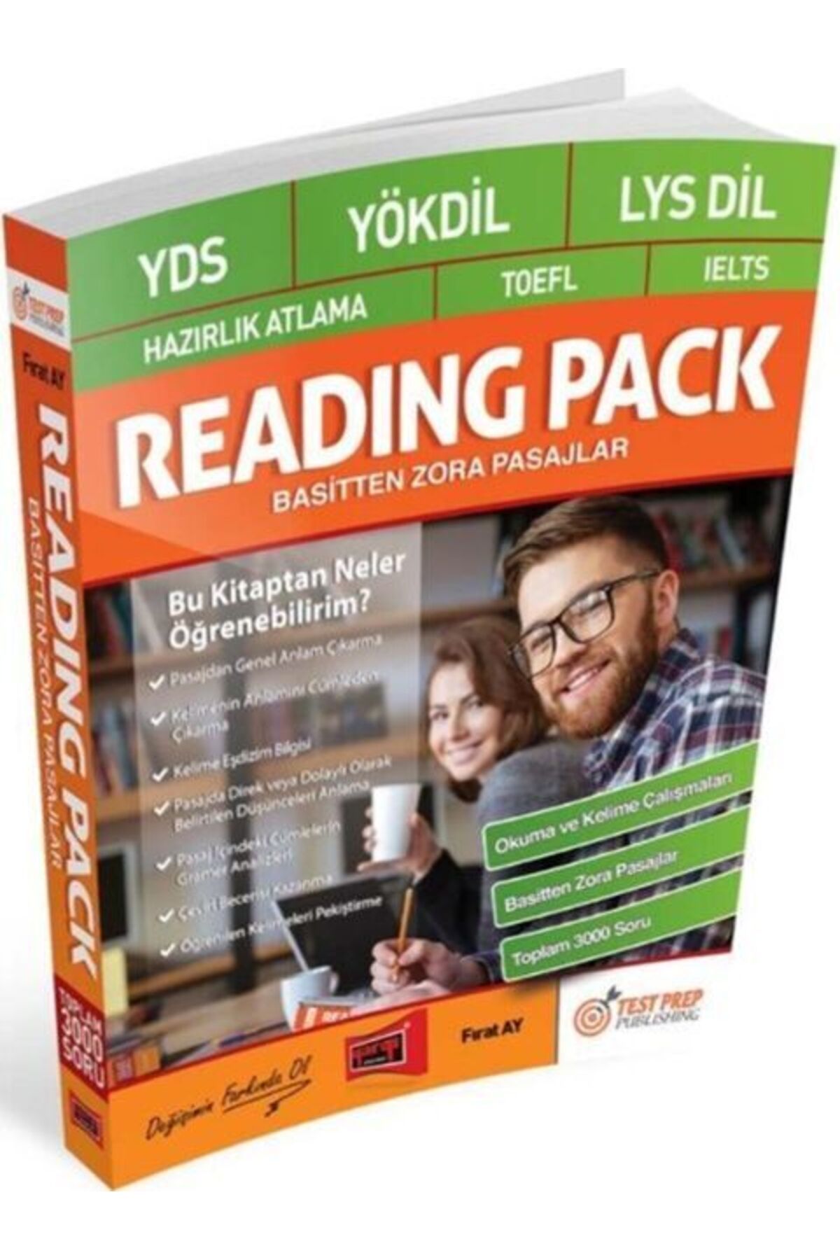 Yargı Yayınları Yargı Yayınları YDS YÖKDİL LYS DİL Hazırlık Atlama TOEFL IELTS Reading Pack Basitten Zora Pasajlar