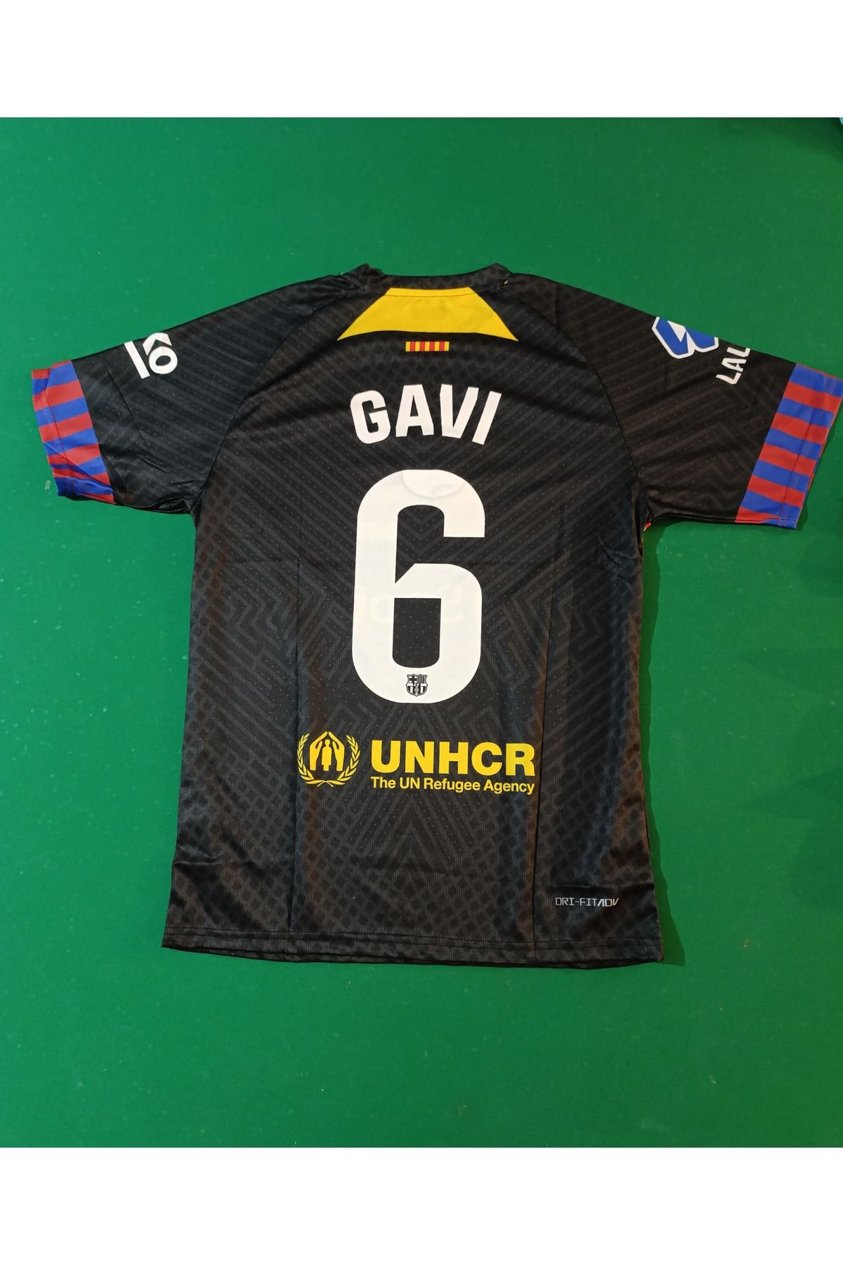 Atlas Global Barcelona Gavi 6 numara Siyah 2023/2024 Sezon Futbol Forması Yetişkin