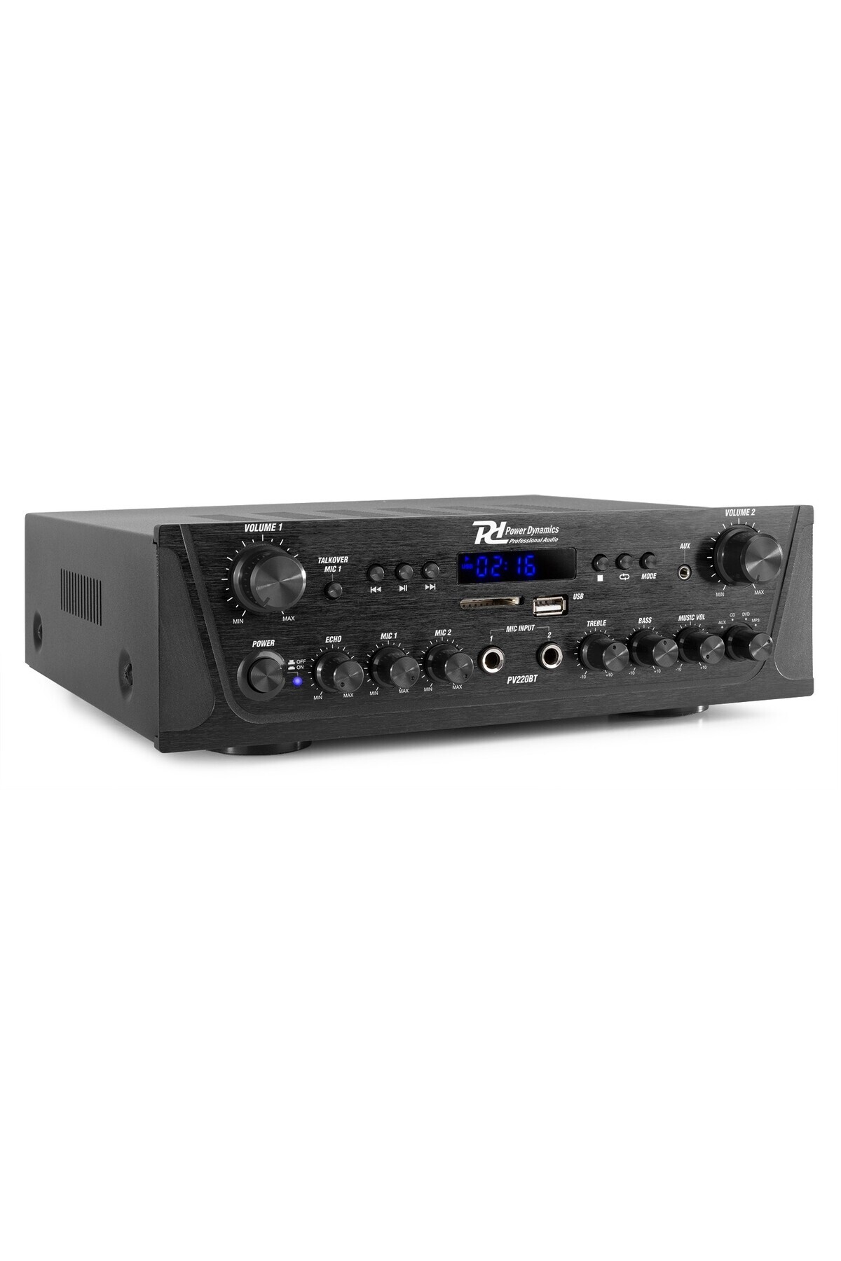 POWER DYNAMICS-Audio amplifier 2x100W Power Dynamics PV220BT, bluetooth, FM 4