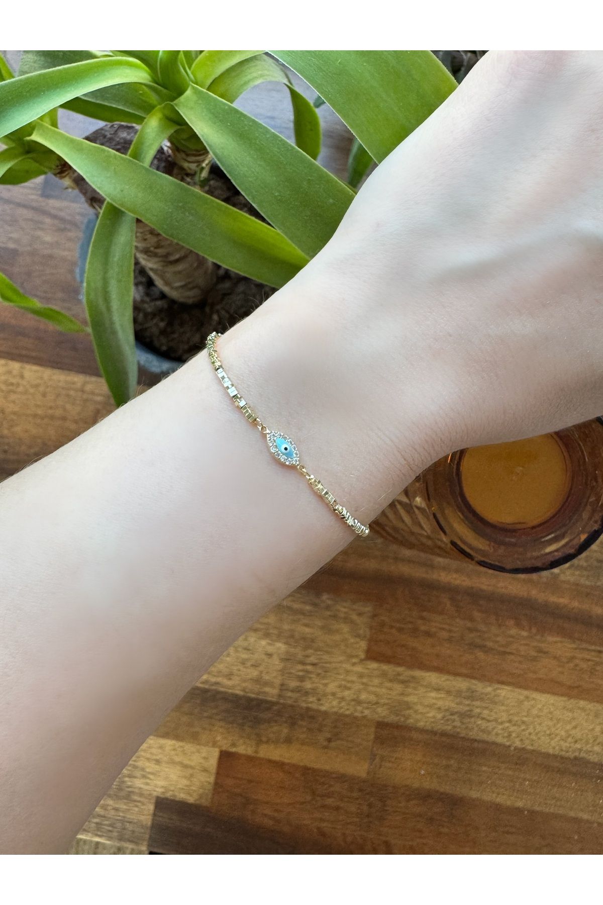 Gilia Jewelry Mavi Göz Bilekik