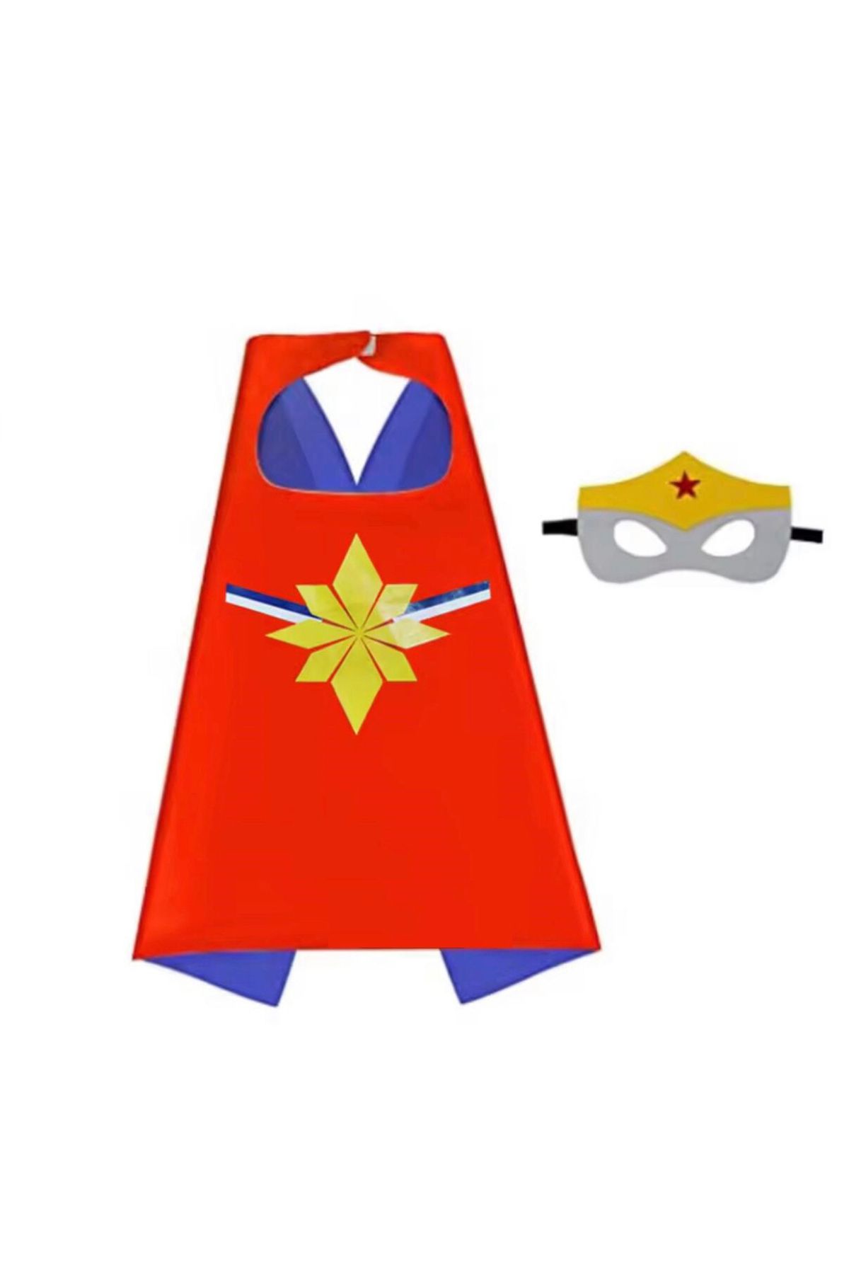 BGA çocuk pelerin maske Çoçuklar için Marvel süper kahraman pelerin maske 70x70cm -