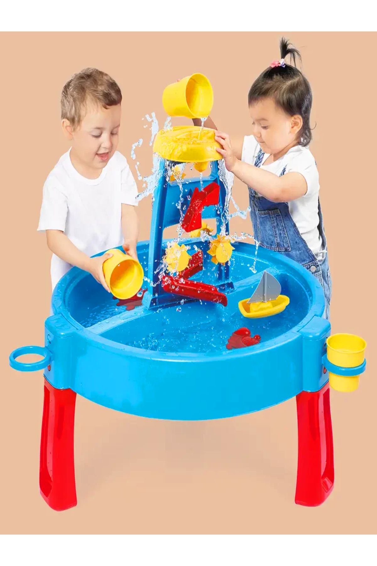 a v d a Su Ve Kum Aktivite Masası Yaz Oyun Masası  Plaj Oyuncakları