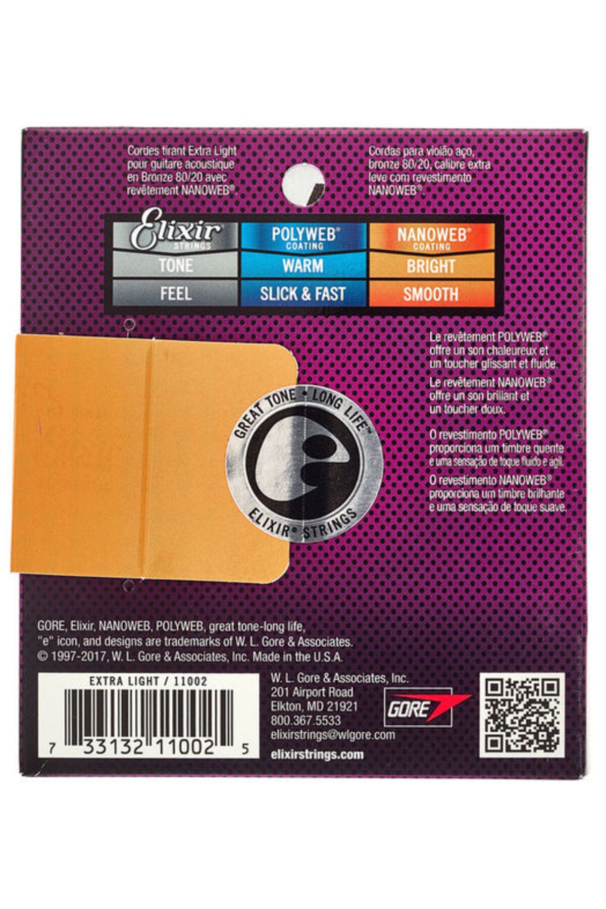 Elixir-Corzi Chitara Acustica Elixir Nanoweb Extra Light 2