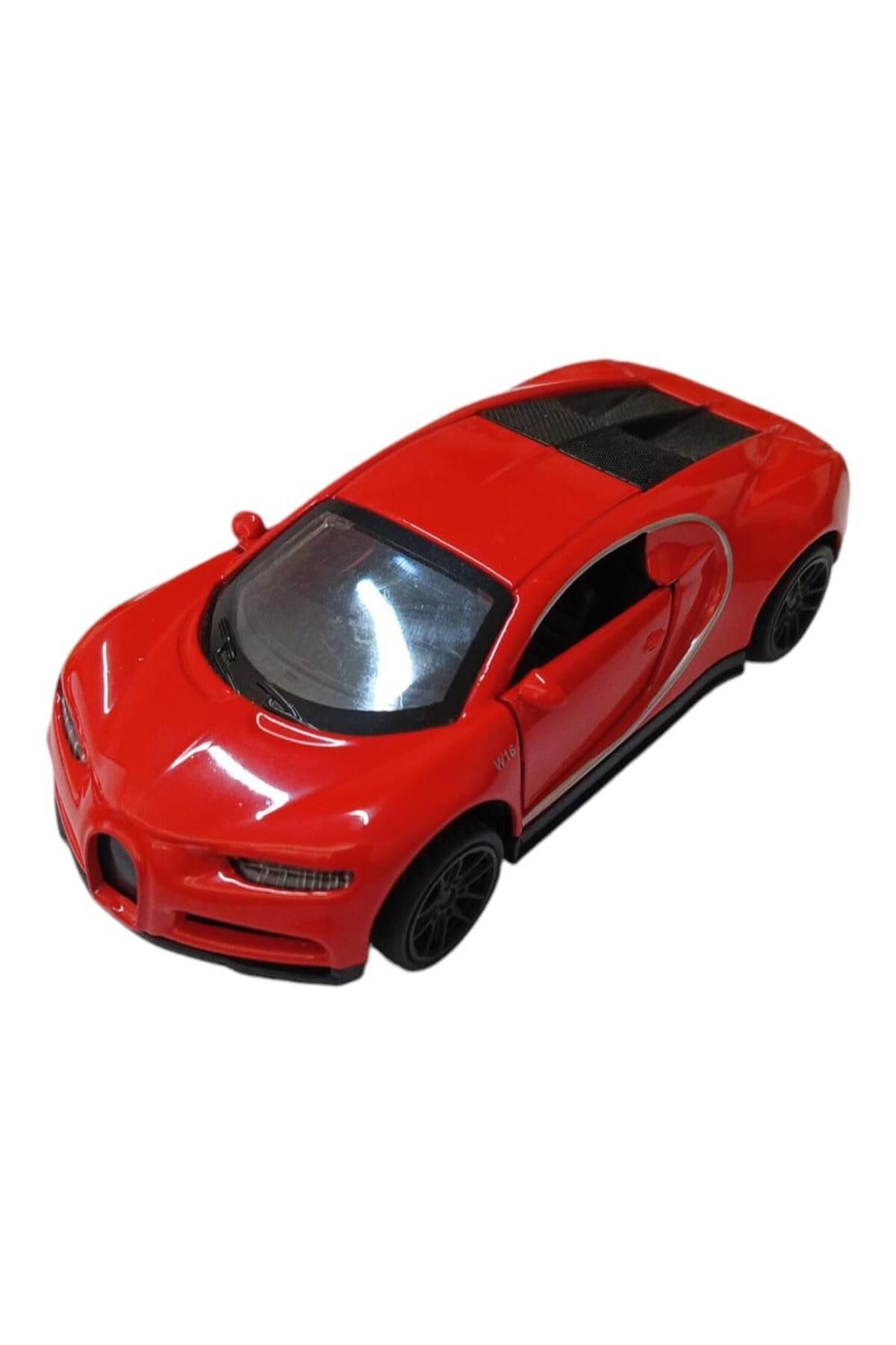 bam's Çek Bırak Metal Araba - 4311F - Kırmızı (Lisinya)