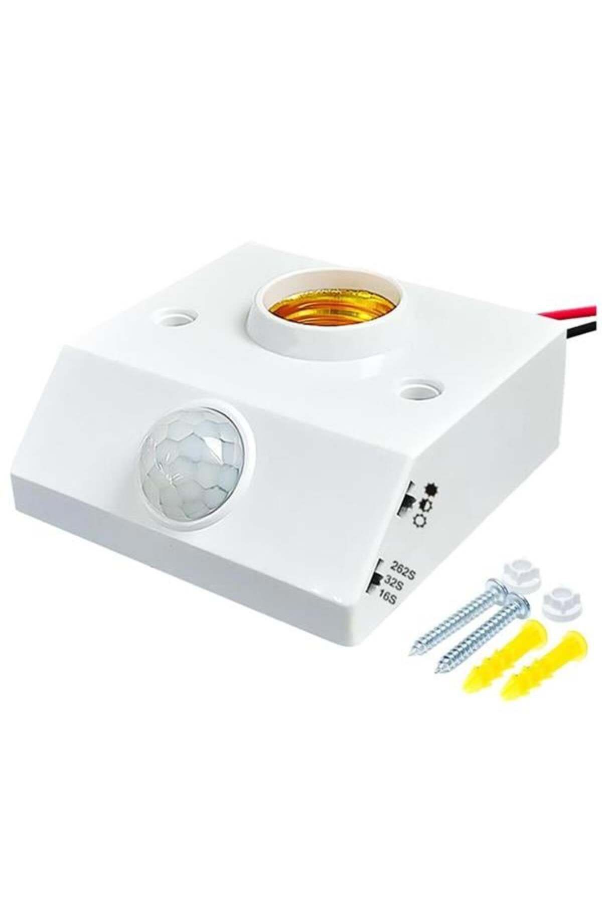 YİĞİTAUTOCLASS Ledx DY-102 Abs 360 PIR Hareket Sensörlü E27 Duy Aparatı