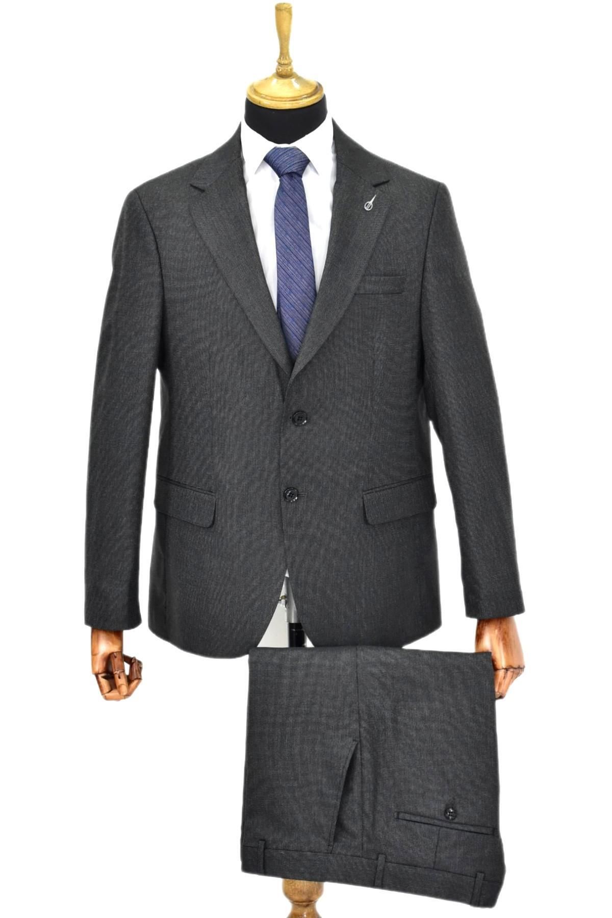 Suitmen Erkek 4 Drop Çift Yırtmaçlı Takım Elbise BGL-ST04565