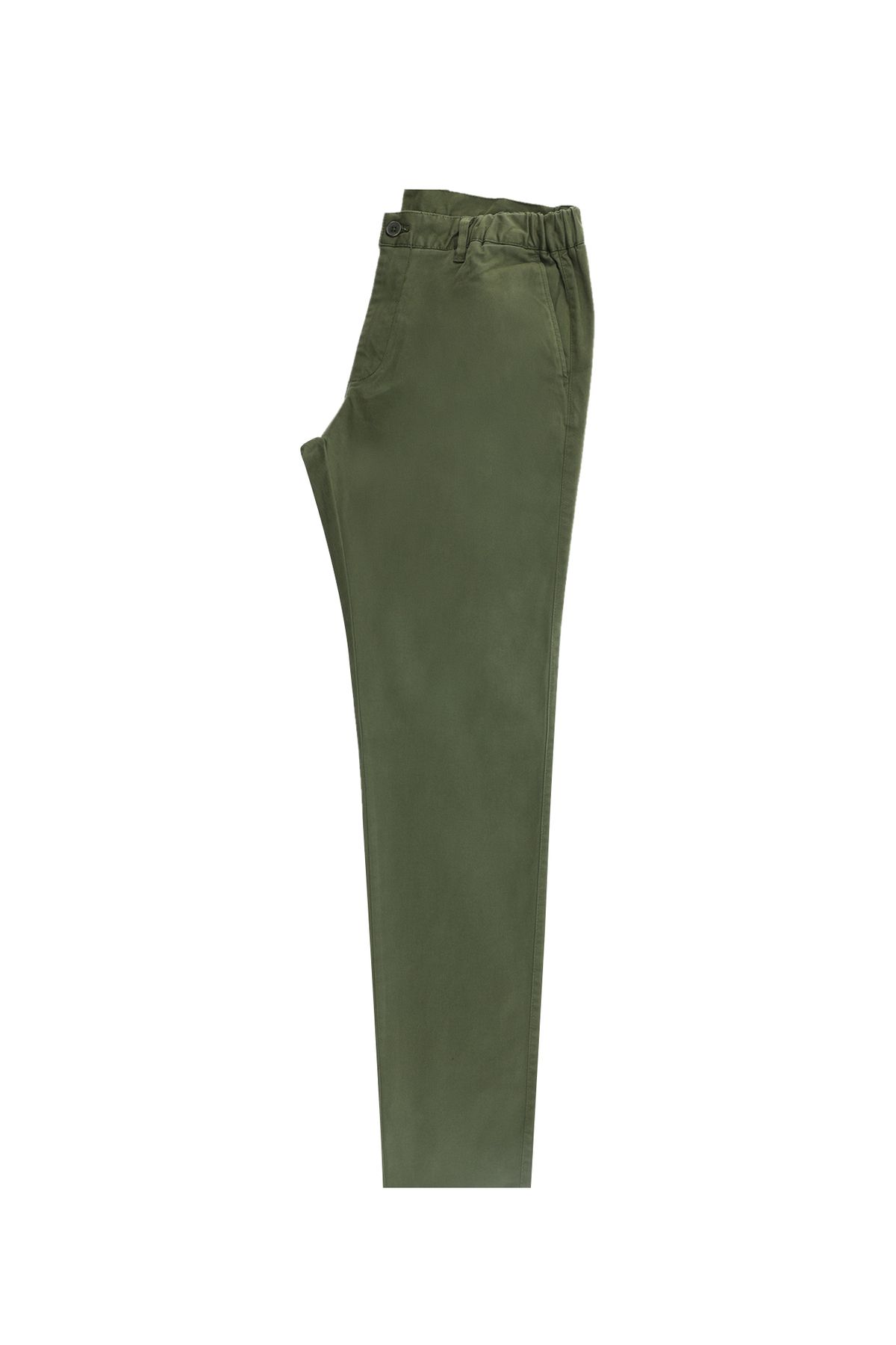 Kiğılı Slim Fit Dar Kesim Beli Lastikli Likralı Pantolon