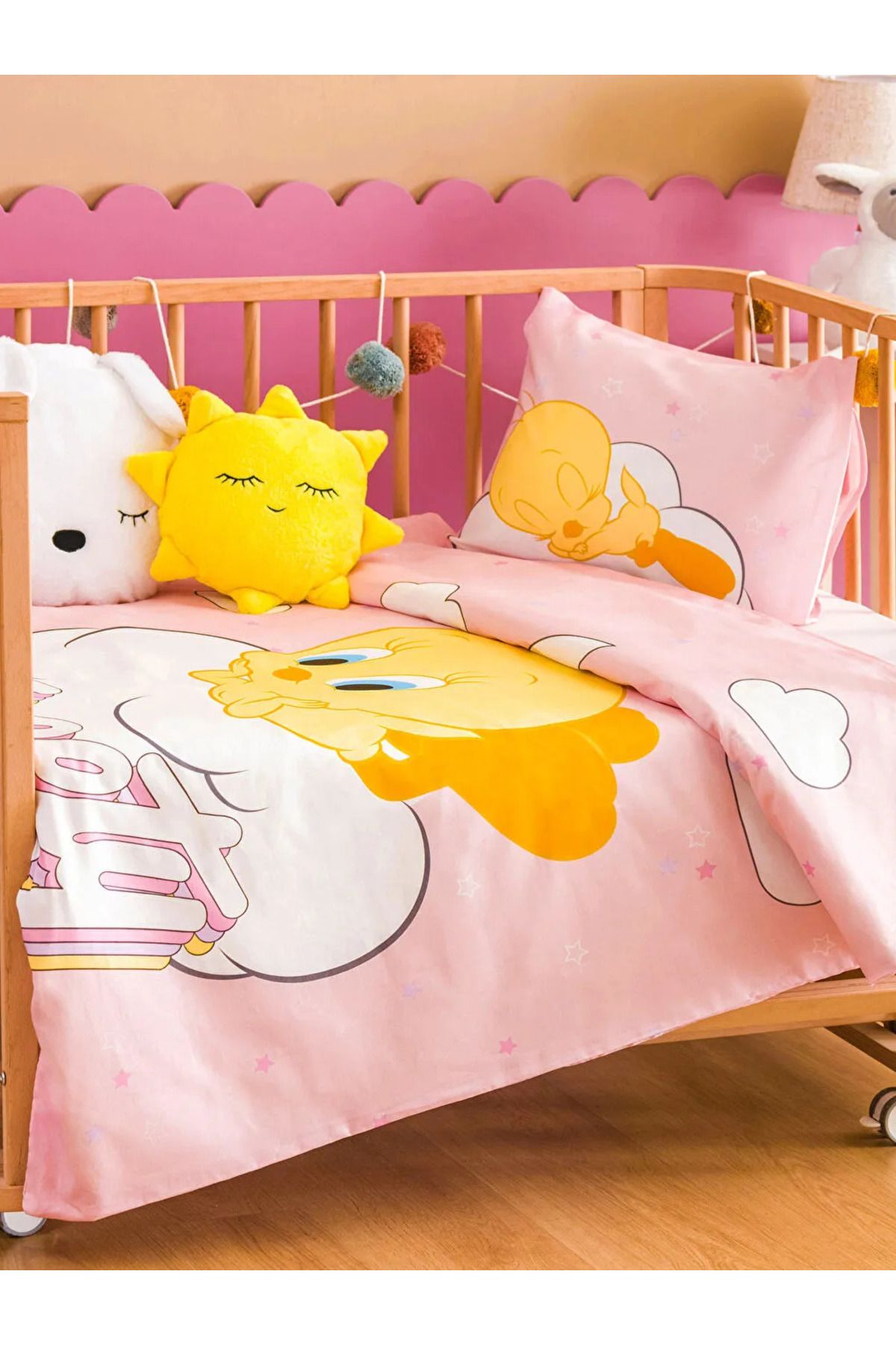 LC Waikiki LCW HOME Karişik Tweety Baskılı Bebek Nevresim Seti