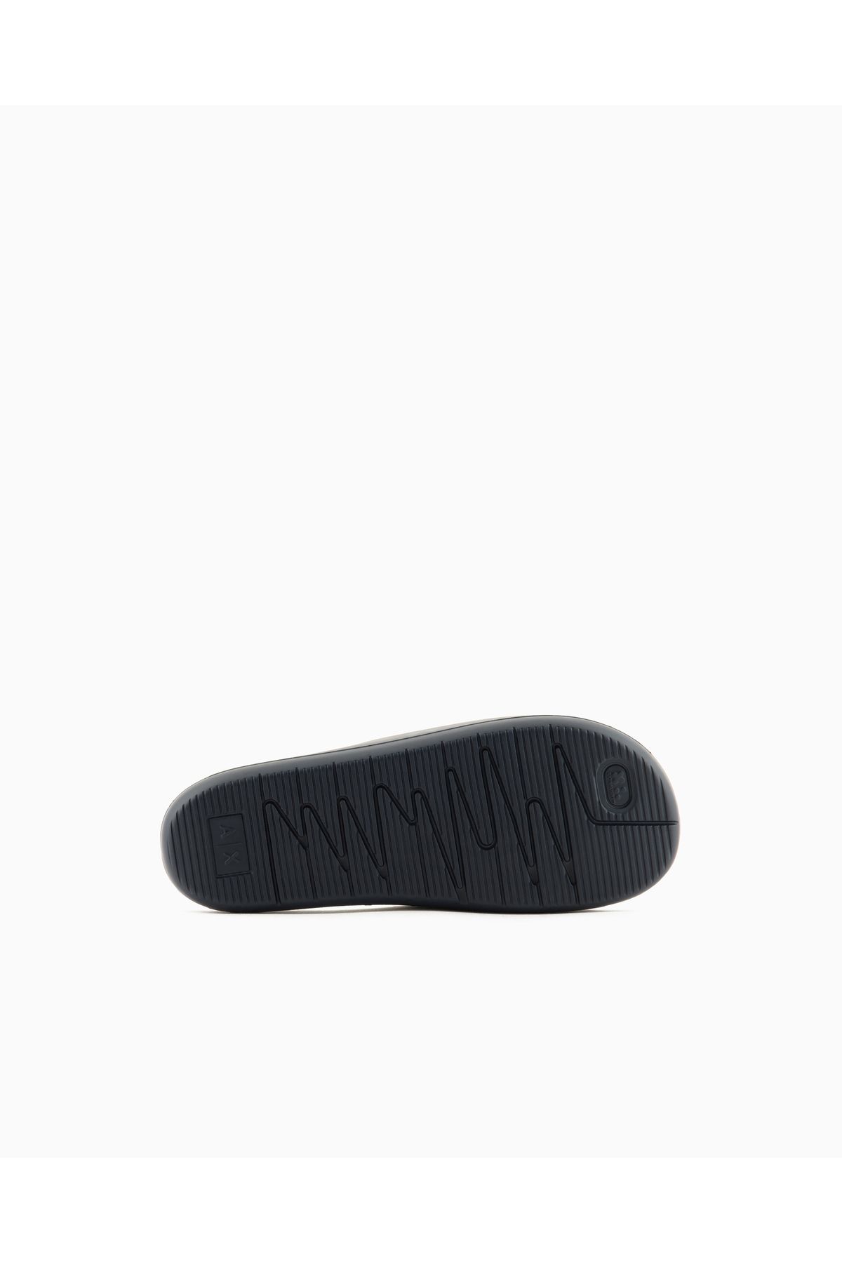 Armani Exchange-Men's Comfortable Flat Sole Ax Logo Navy Blue Slippers Xup012 Xv675-K487 6