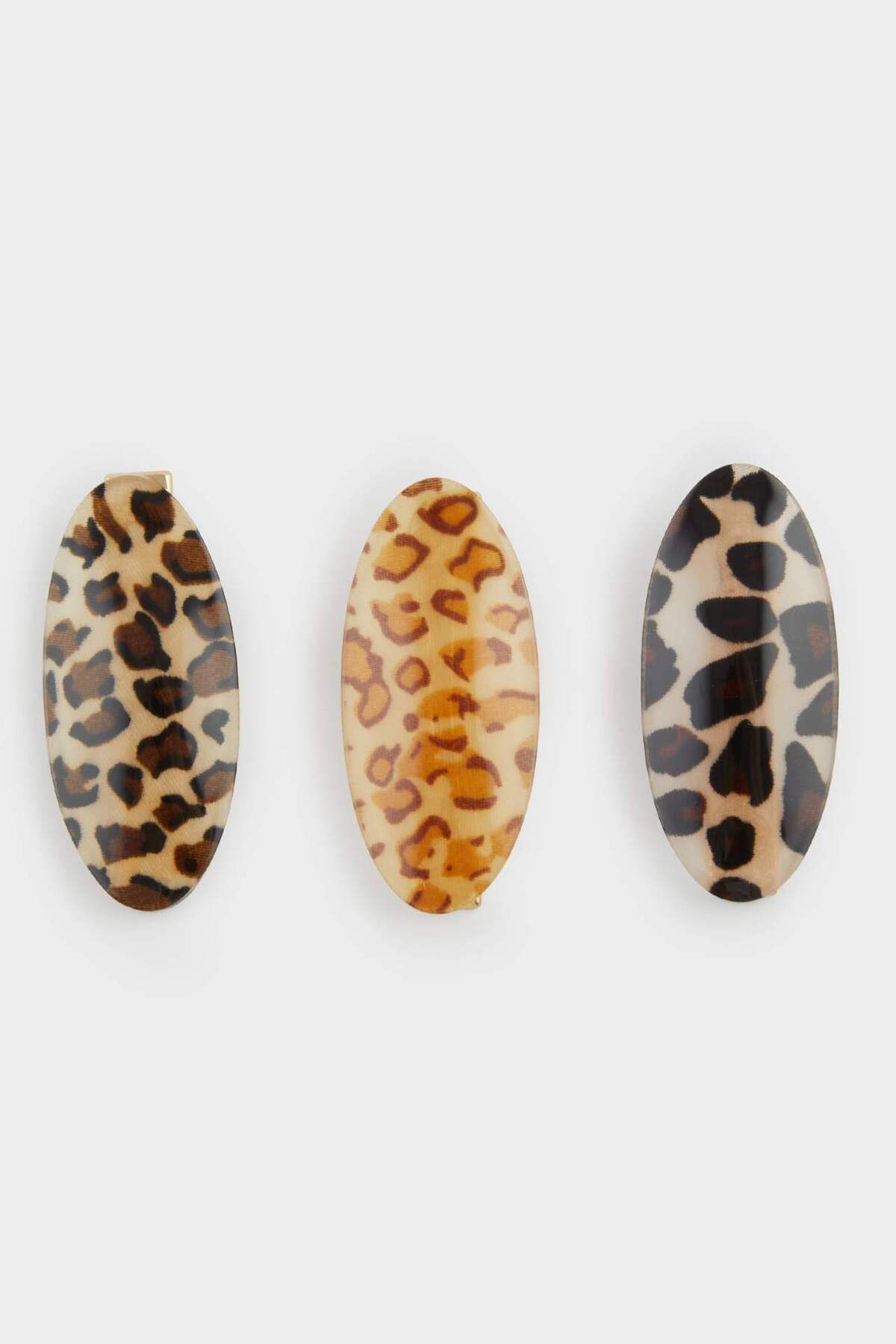 DeFacto Kadın 3lü Leoparlı Çıtçıt Toka F0755AXNS