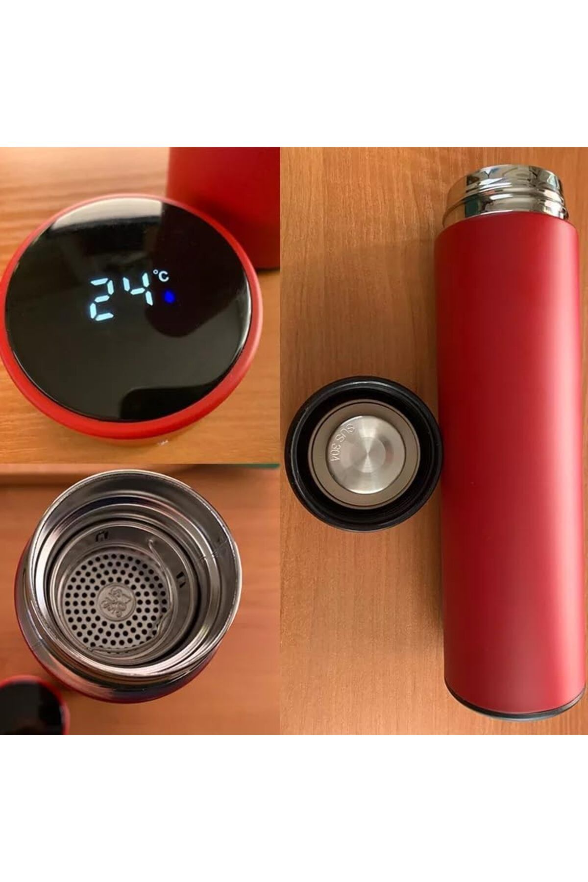 Other-Premium Stainless Steel Thermal Insulating Cup, 500 ml with Touchscreen LED Display for Temperature 9