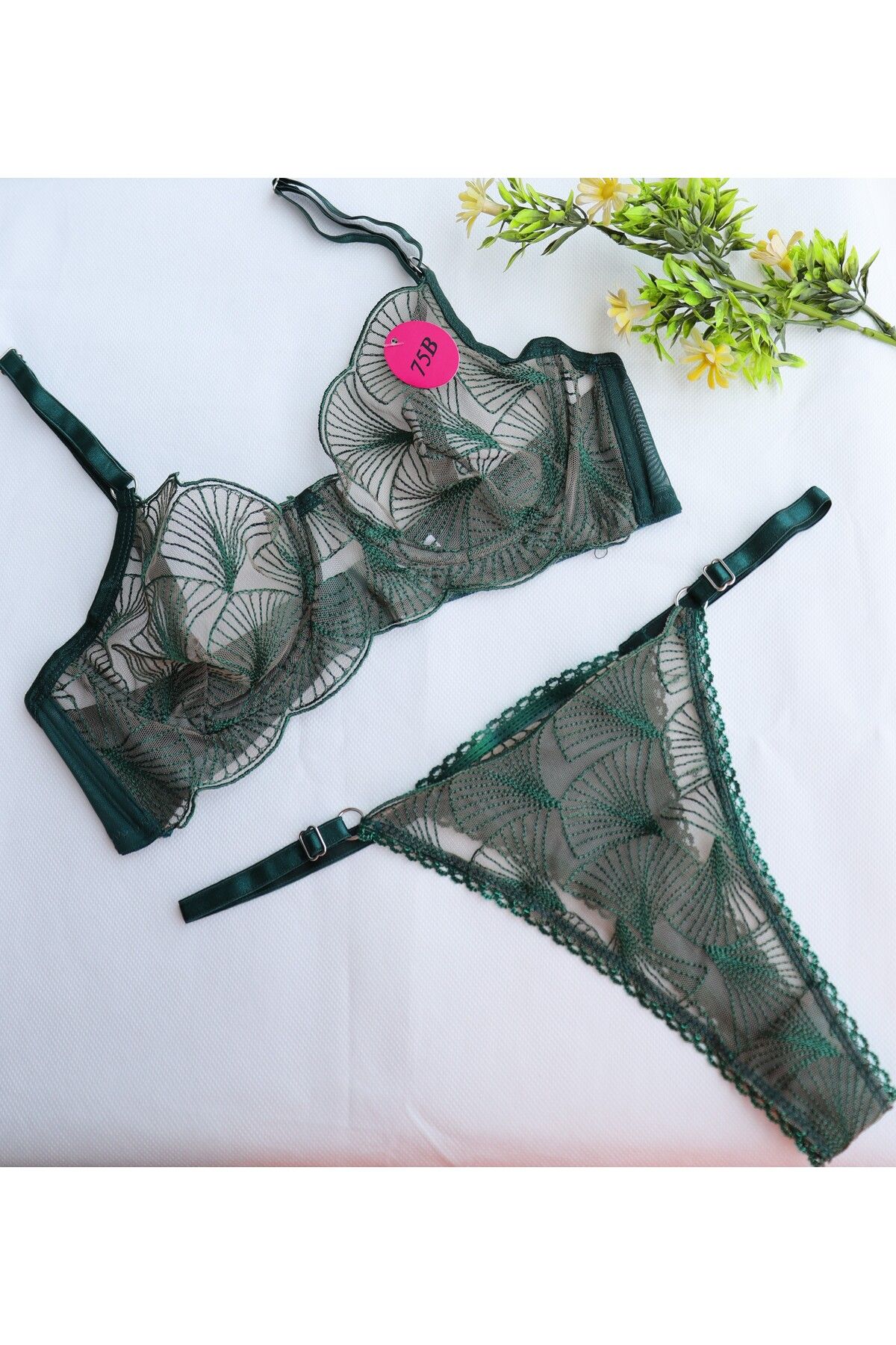 Dhantel Diamond Bralet Takım