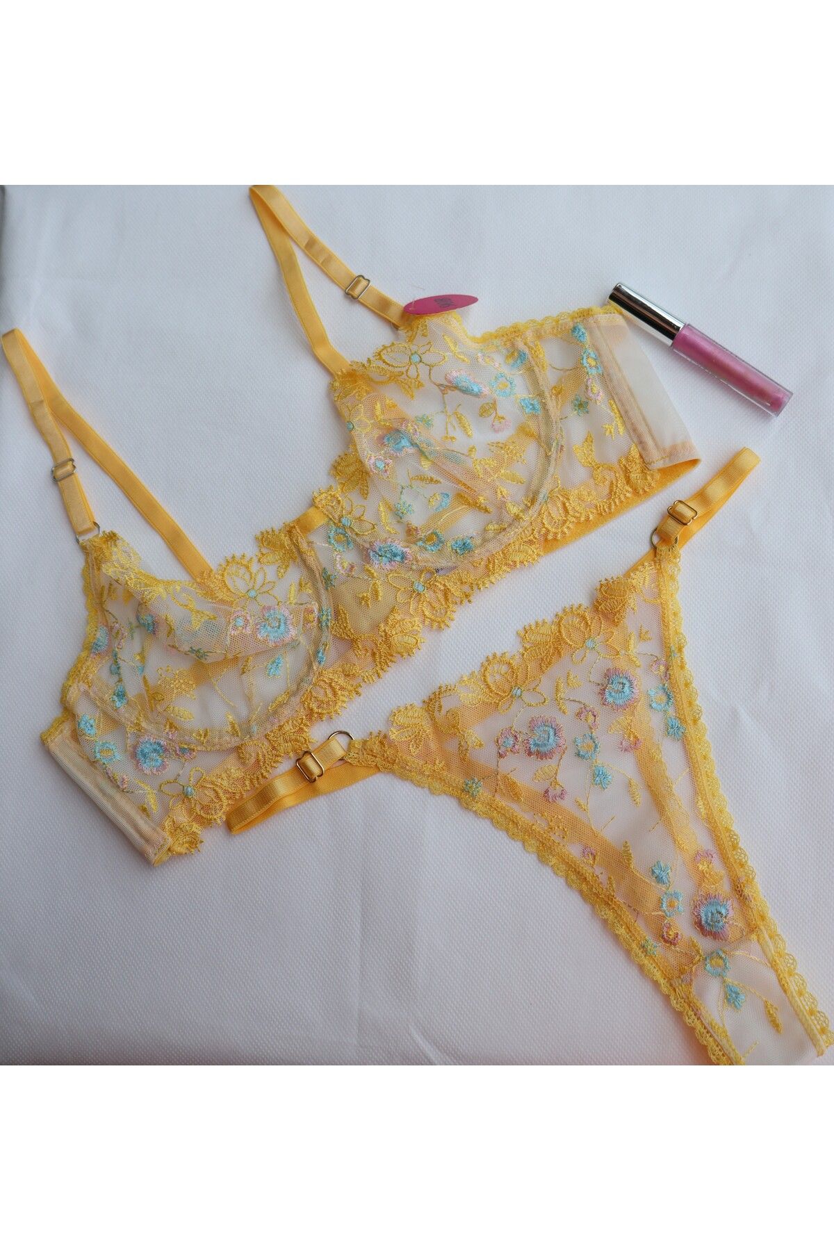 Dhantel Blossom Bralet Takım