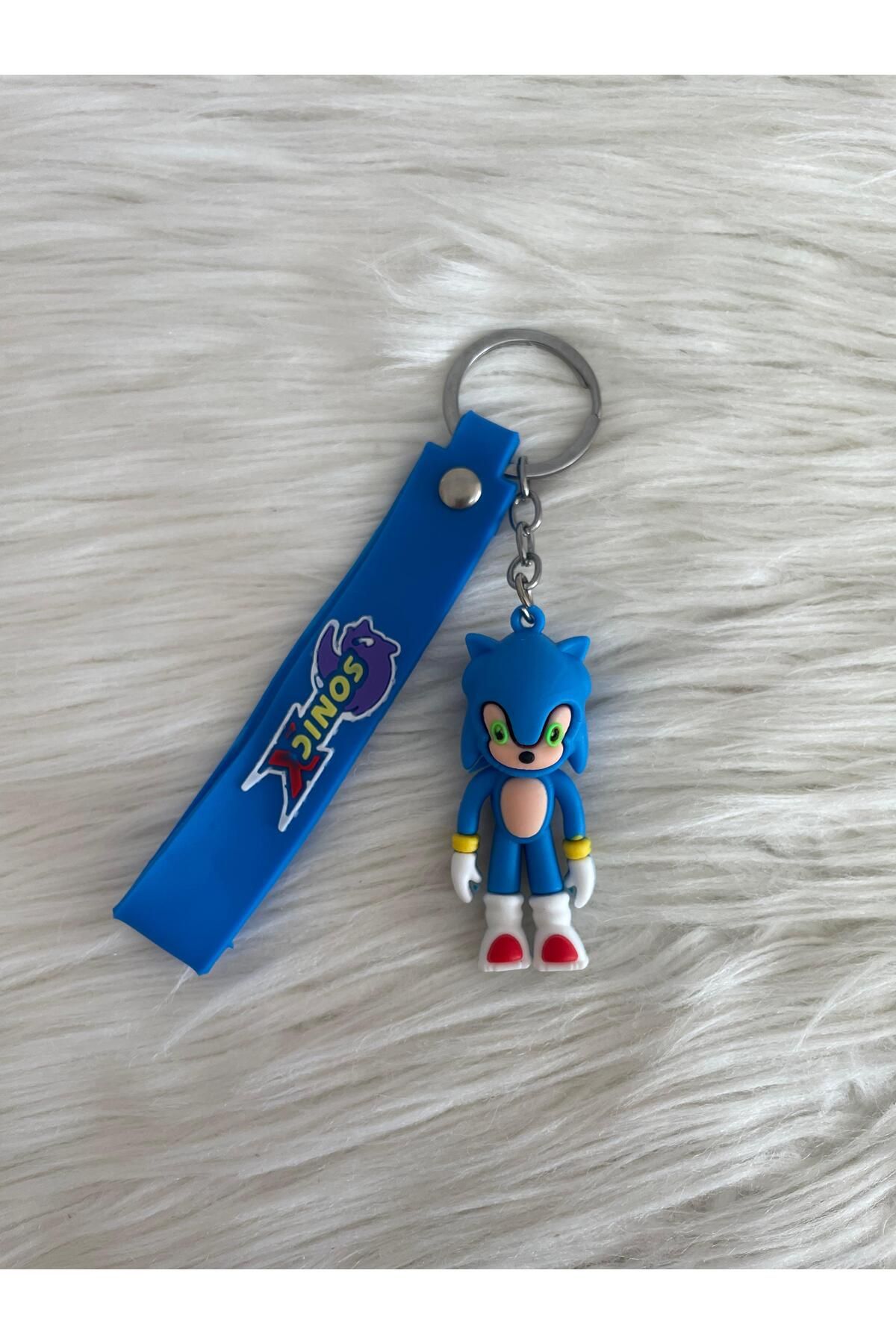 Minik Tutku Sonic knuckles 3d Lüx Anahtarlık Ve Çanta Aksesuarı 6 Farklı Figür