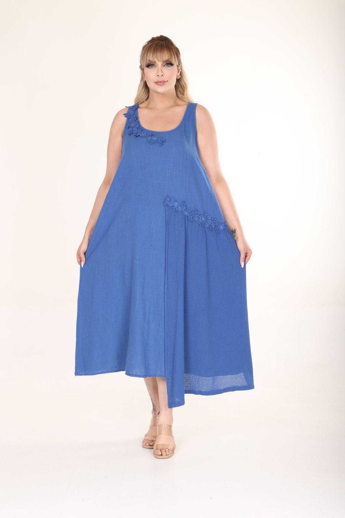 MODA ELBİSE mavi