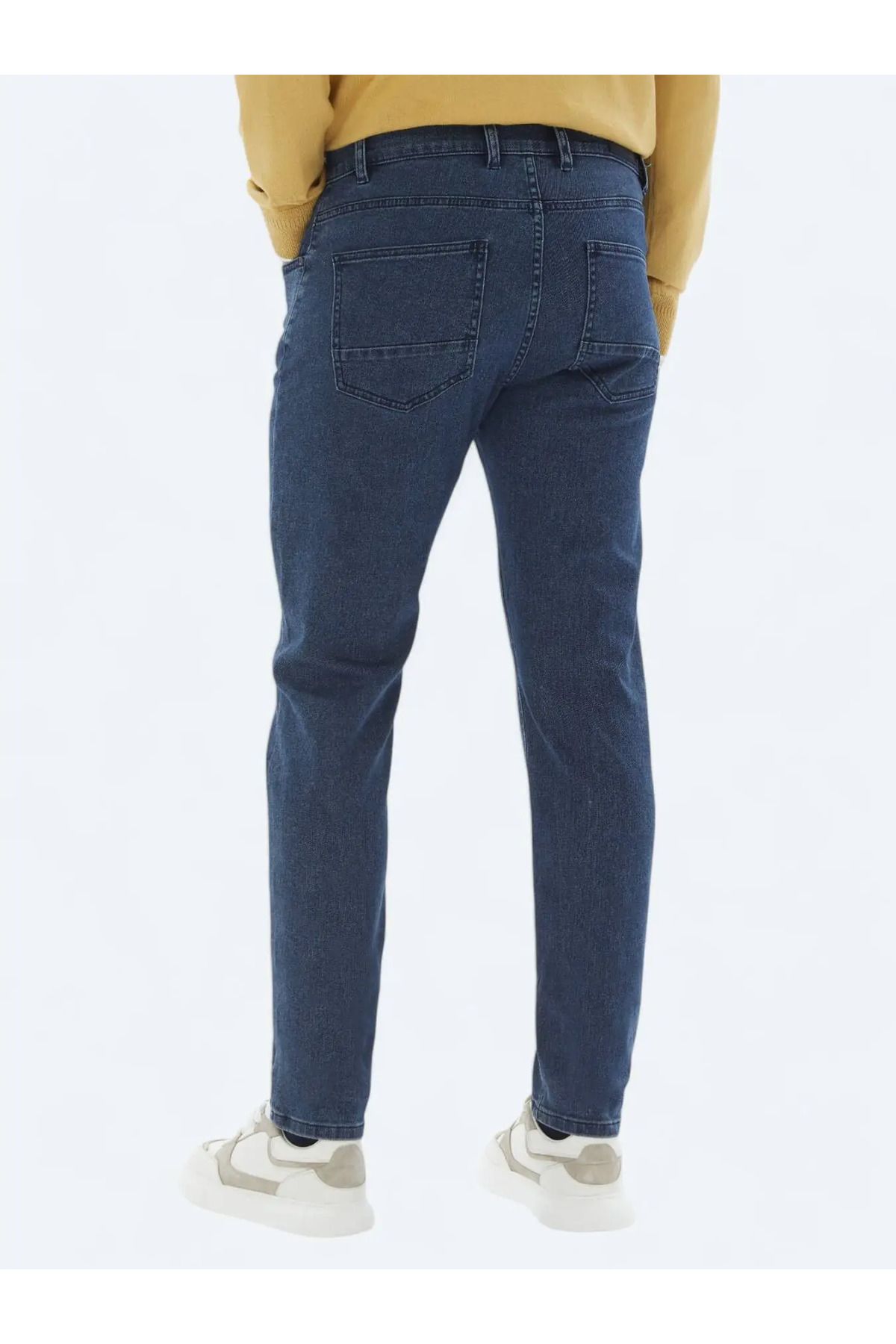 Kip-Παντελόνι με τζιν-βαμβακερό μείγμα Navy Blue Slim Fit 5