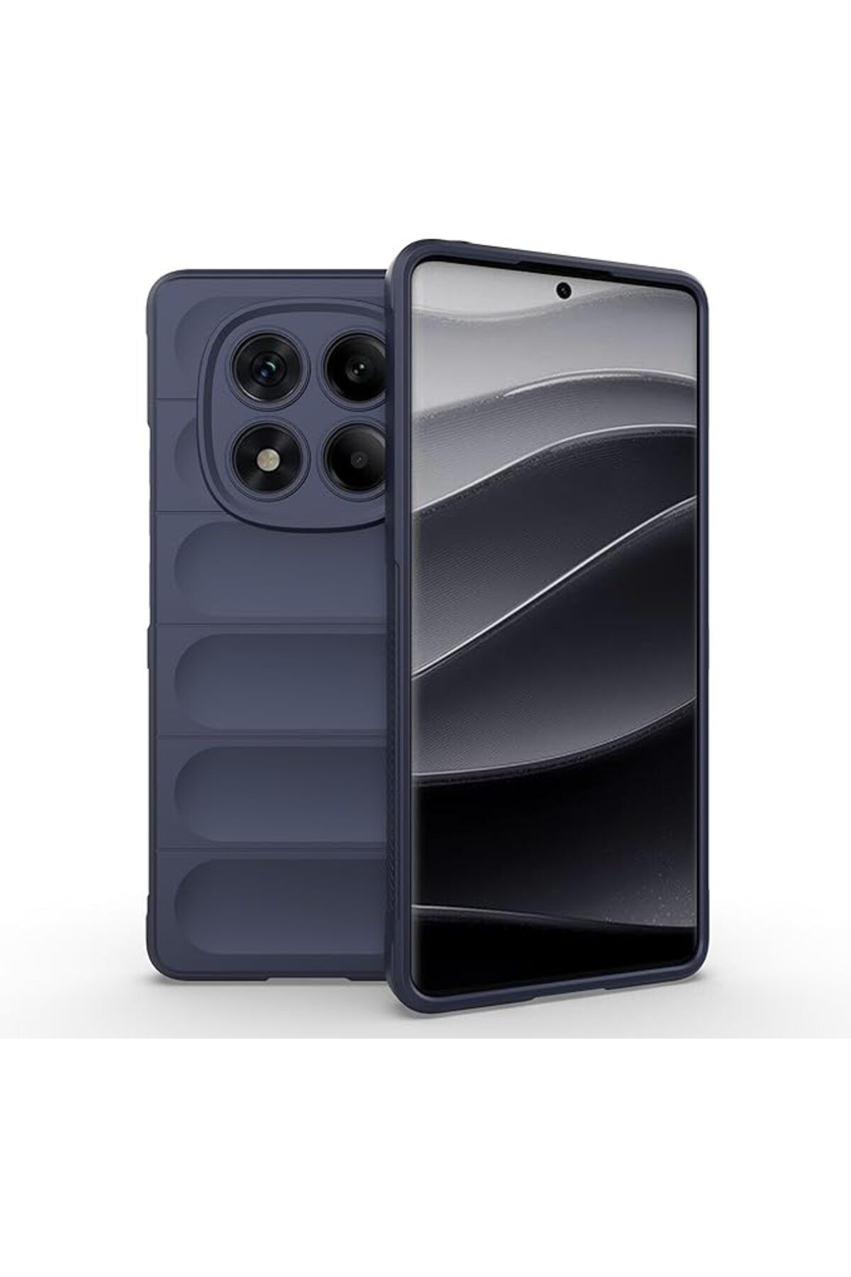 Coolacs Xiaomi Redmi Note 14 Pro 4G Uyumlu Kılıf Esnek Tpu Oyuklu Arka Yüzey Tasarımlı Silikon Kapak