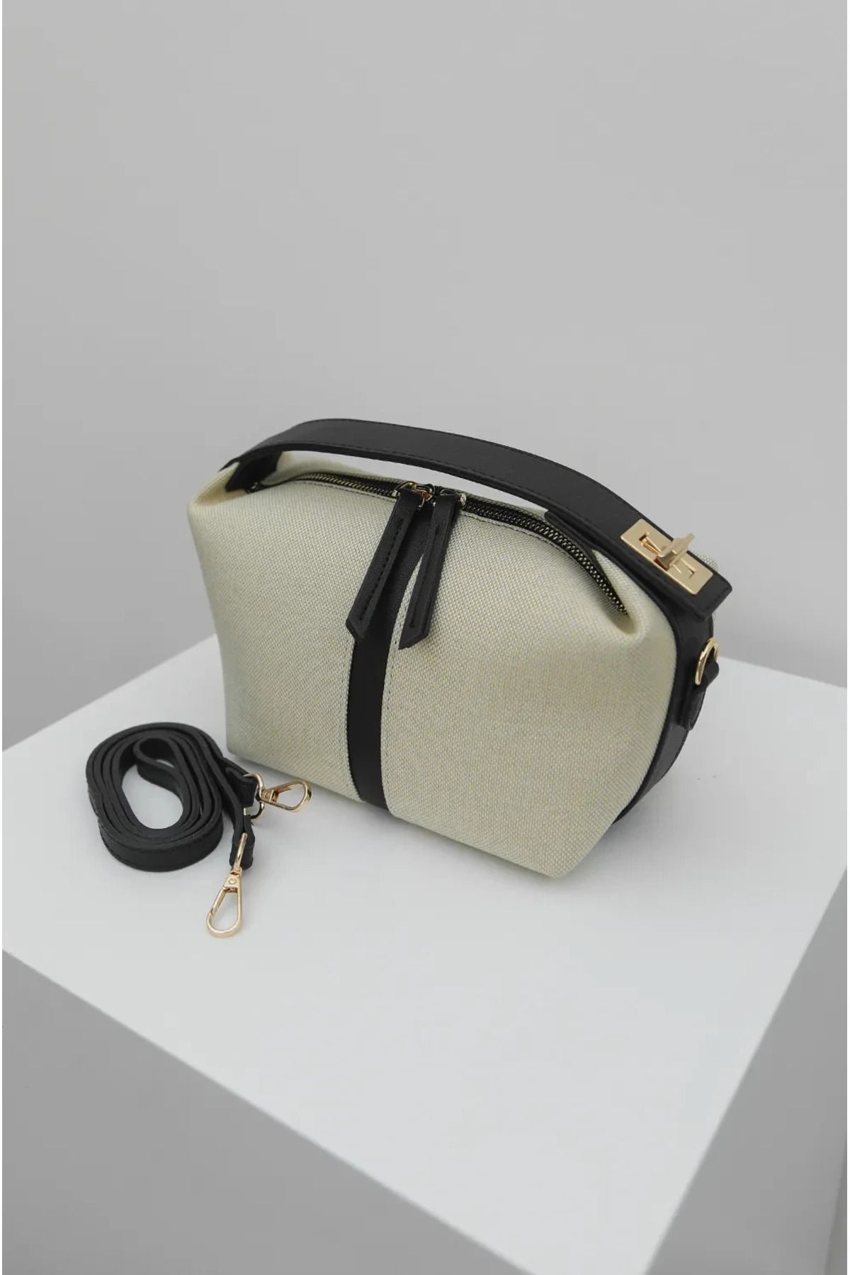 BAGS Moss Siyah El ve Omuz Çantası