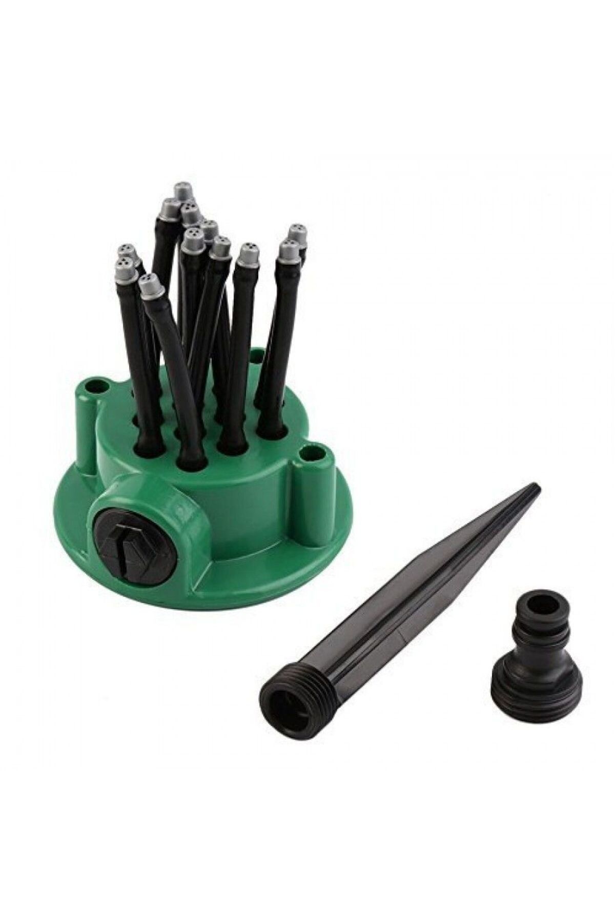 MACVI Aspersor Gradina Multifunctional Macvi 360°, 12 Tuburi Flexibile, Economisire Apa - One Size