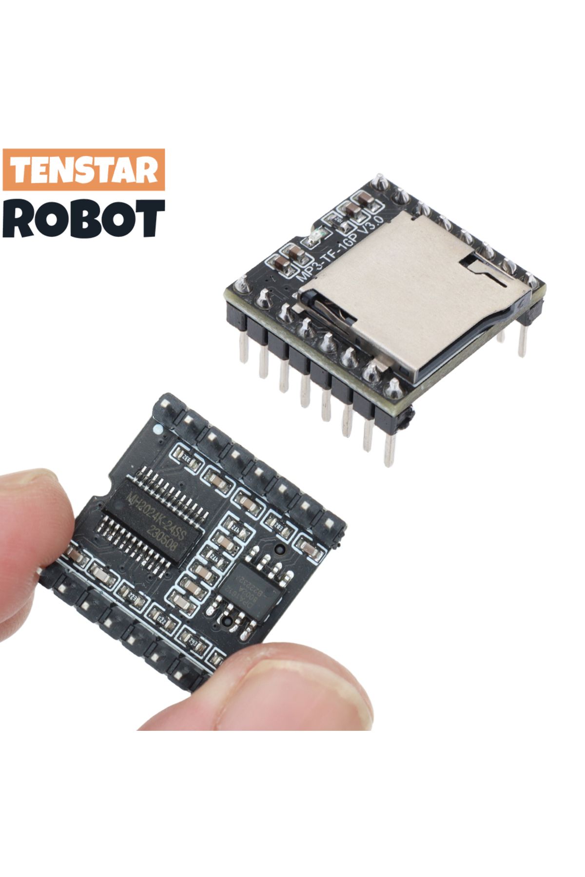 Choice-Dfplayer Mini Mp3 Player Module V3.0 16p Tf Card U Disk Mini Mp3 Df Player Audio Voice Module Board 2