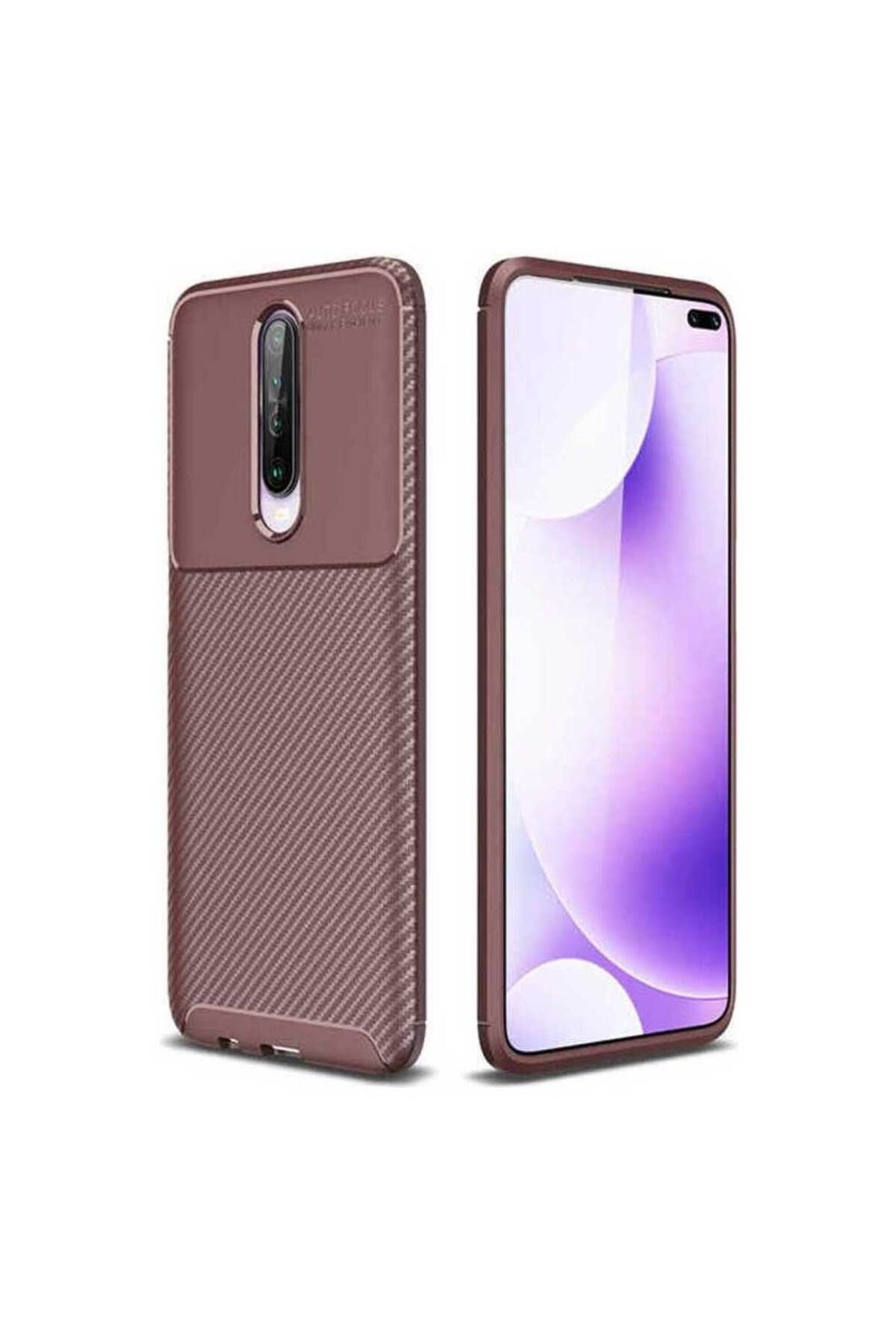 Smart Tech Xiaomi Redmi K30 Uyumlu Karbon Desenli Negro Silikon Kılıf