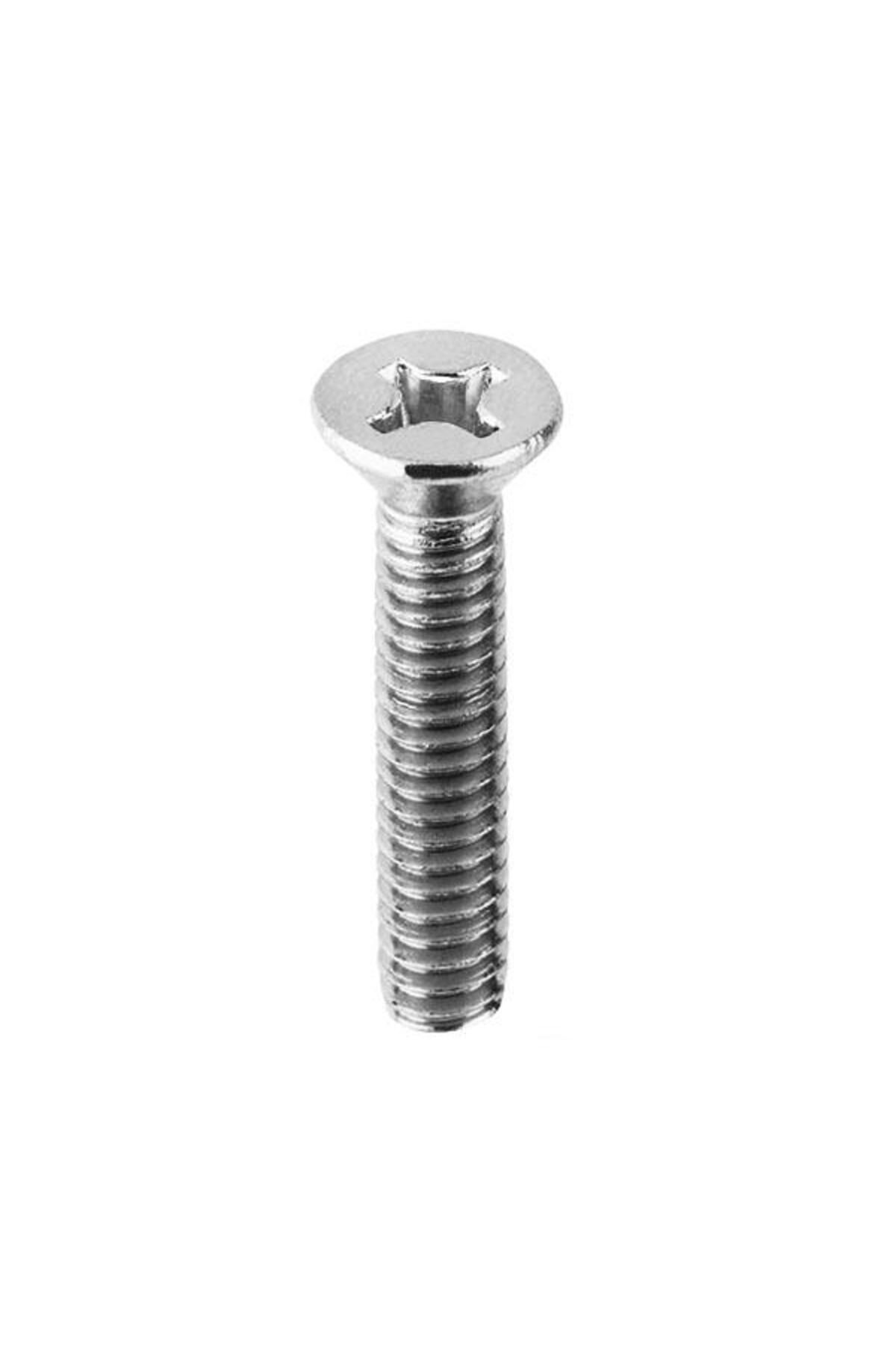 ÇETİN KRAFT Çetin Kraft DIN 965 YHB A2 Küt Uçlu Tam Diş Metrik Vida 8x60 100 Adet
