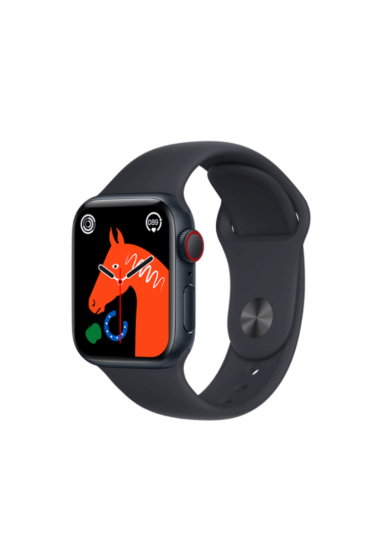 ساعت هوشمند T800 با تماس بلوتوثی، موسیقی، نمایشگر لمسی ۱.۴۴ اینچی – مشکی